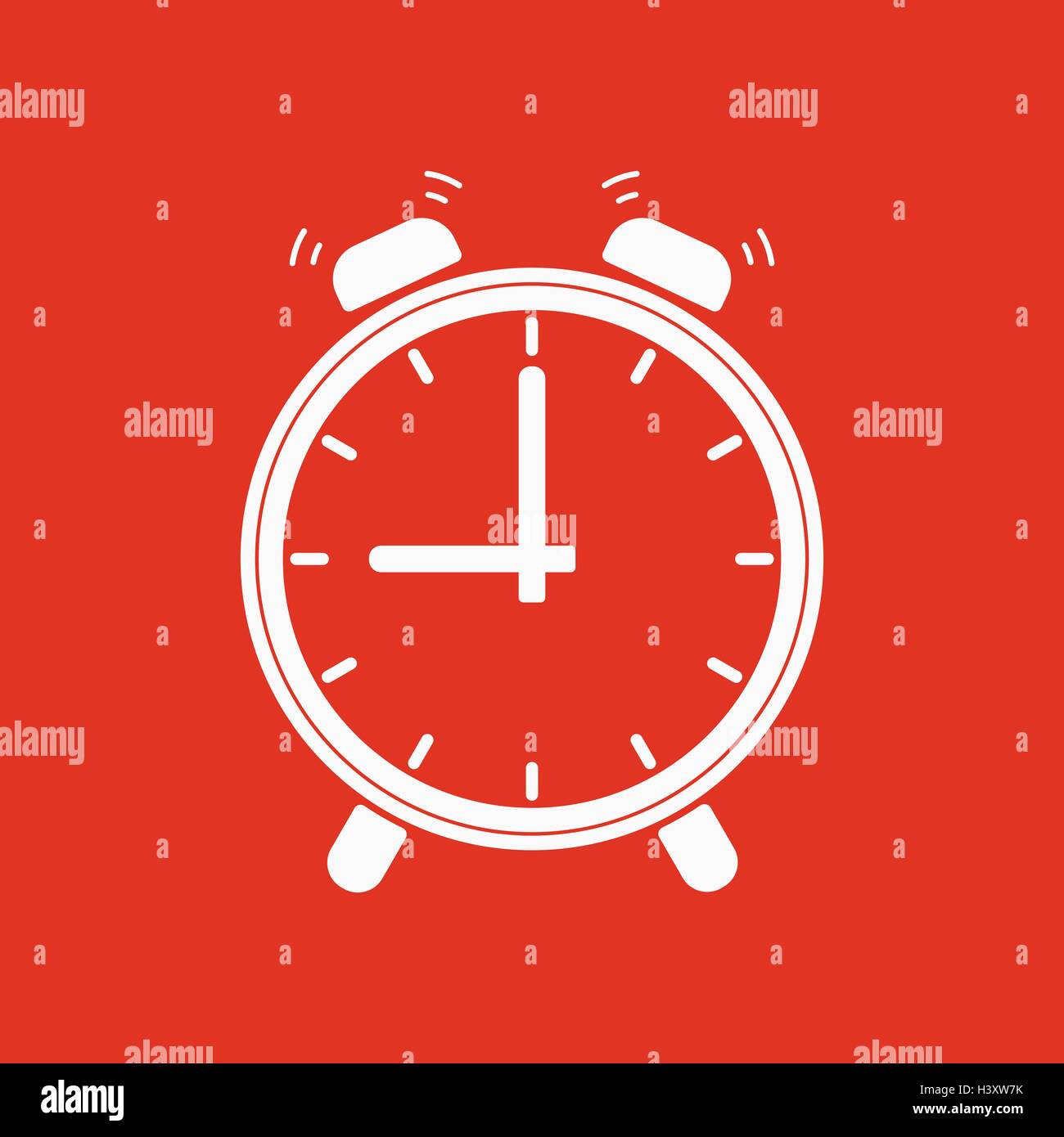 The Alarm clock icon Stock Vector Image & Art Alamy
