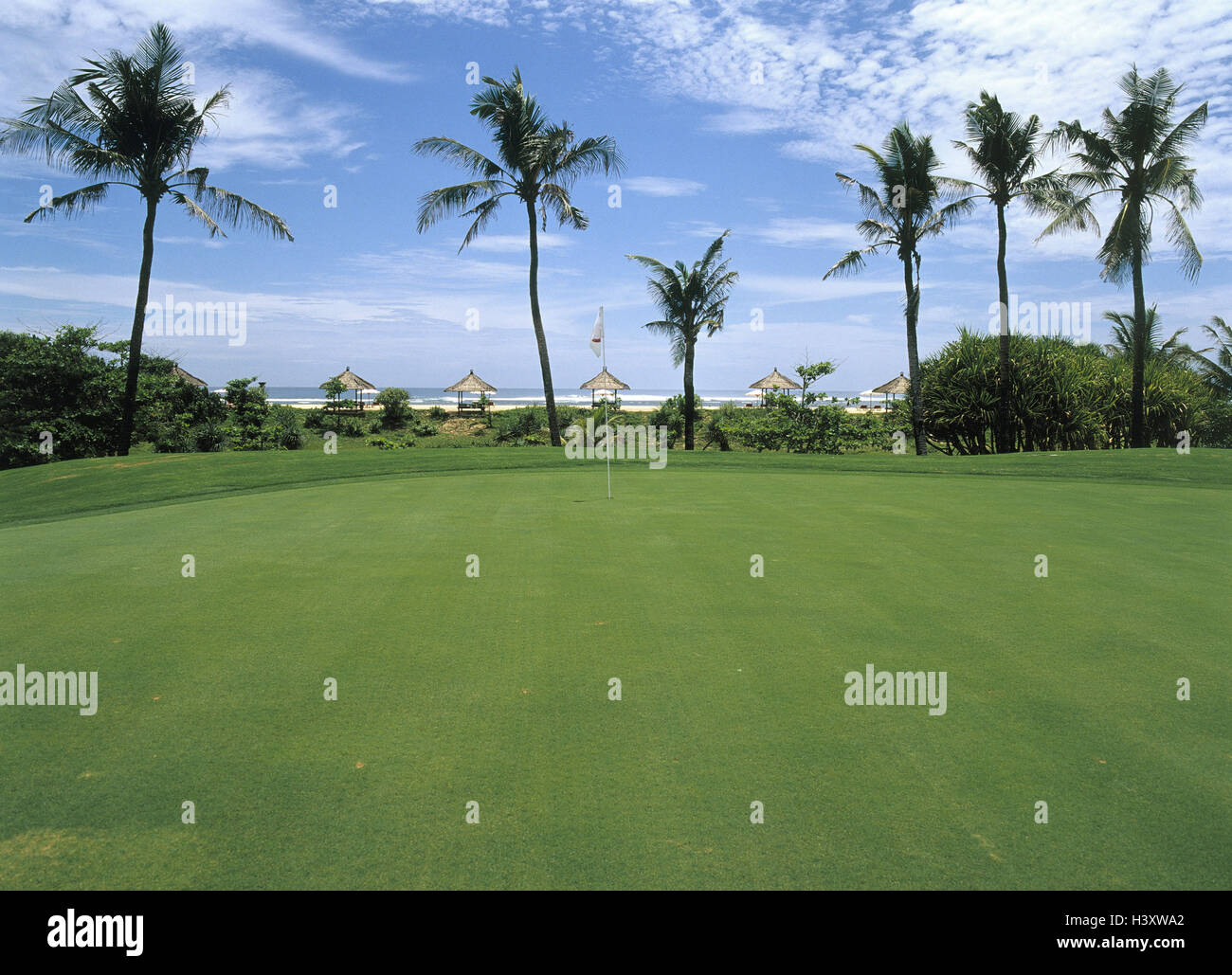 Indonesia island Bali peninsula Bukit Badung Nusa Dua golf course