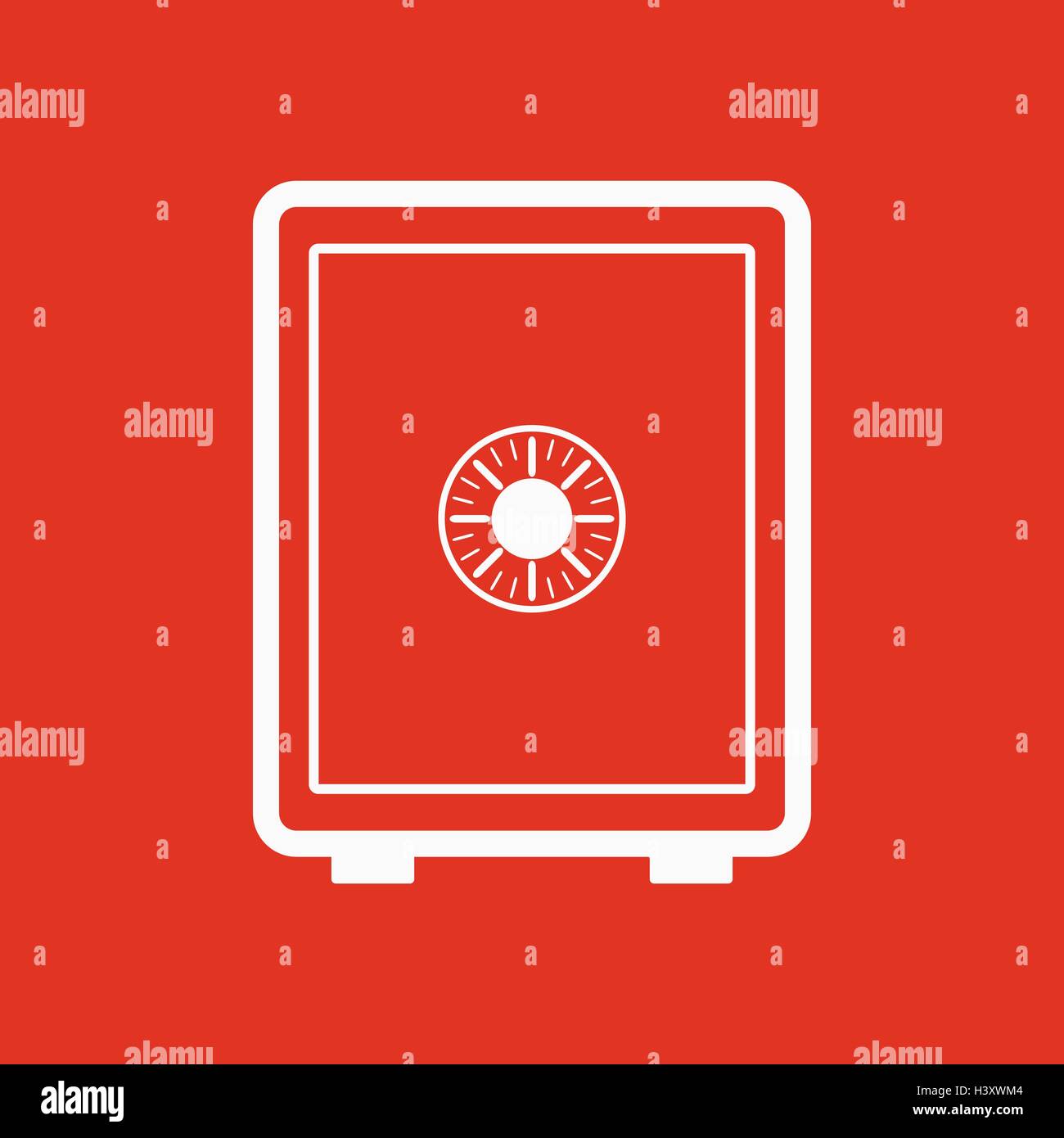 The safe icon. Safe symbol. Flat Stock Vector Image & Art Alamy