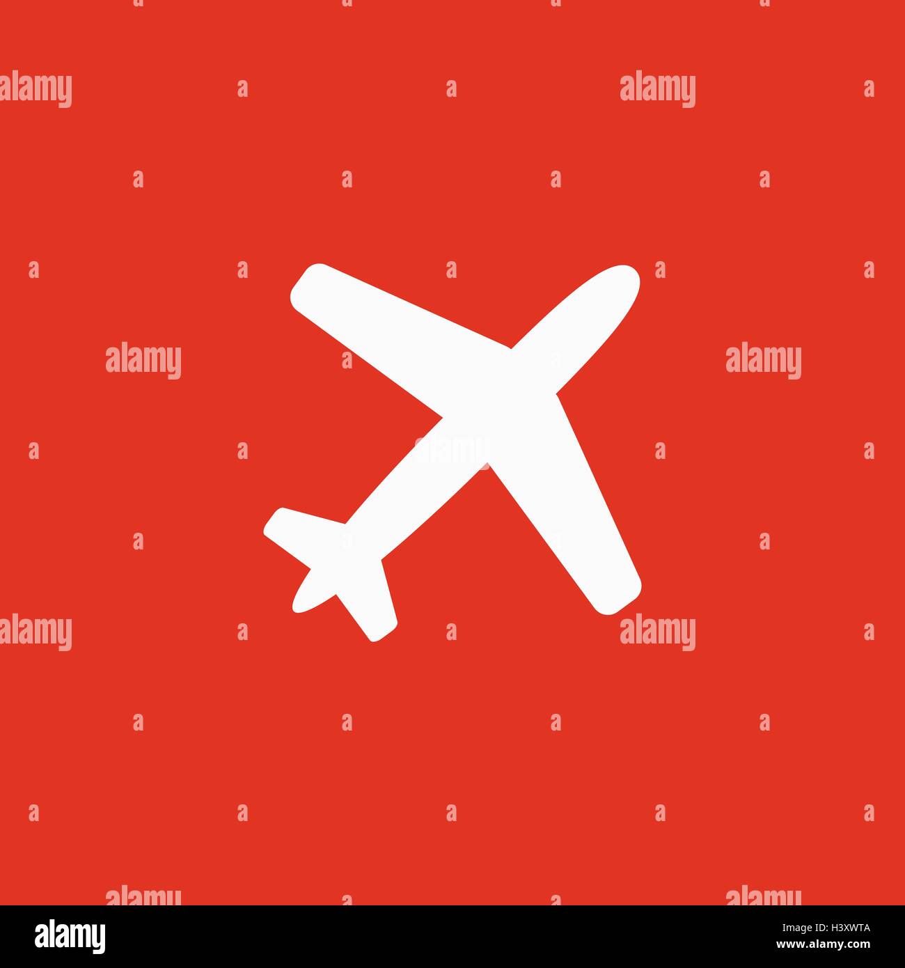The plane icon. Travel symbol. Flat Stock Vector Image & Art - Alamy