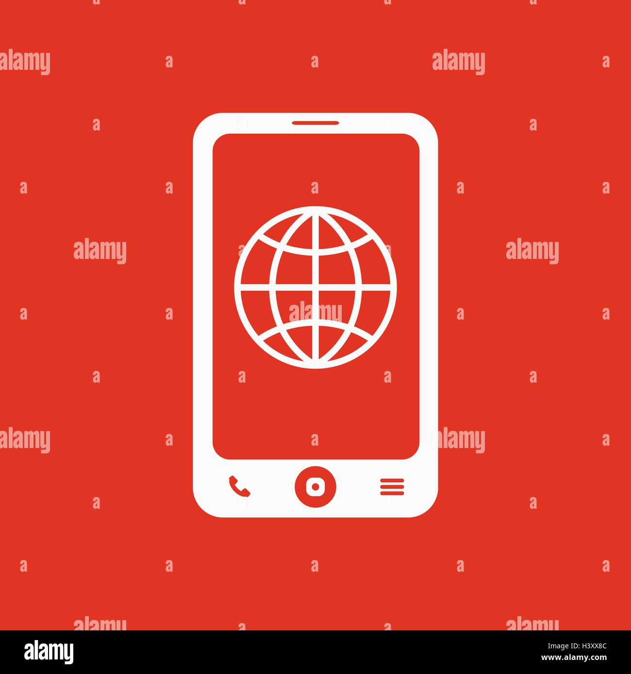 The phone icon. Network symbol. Flat Stock Vector Image & Art Alamy