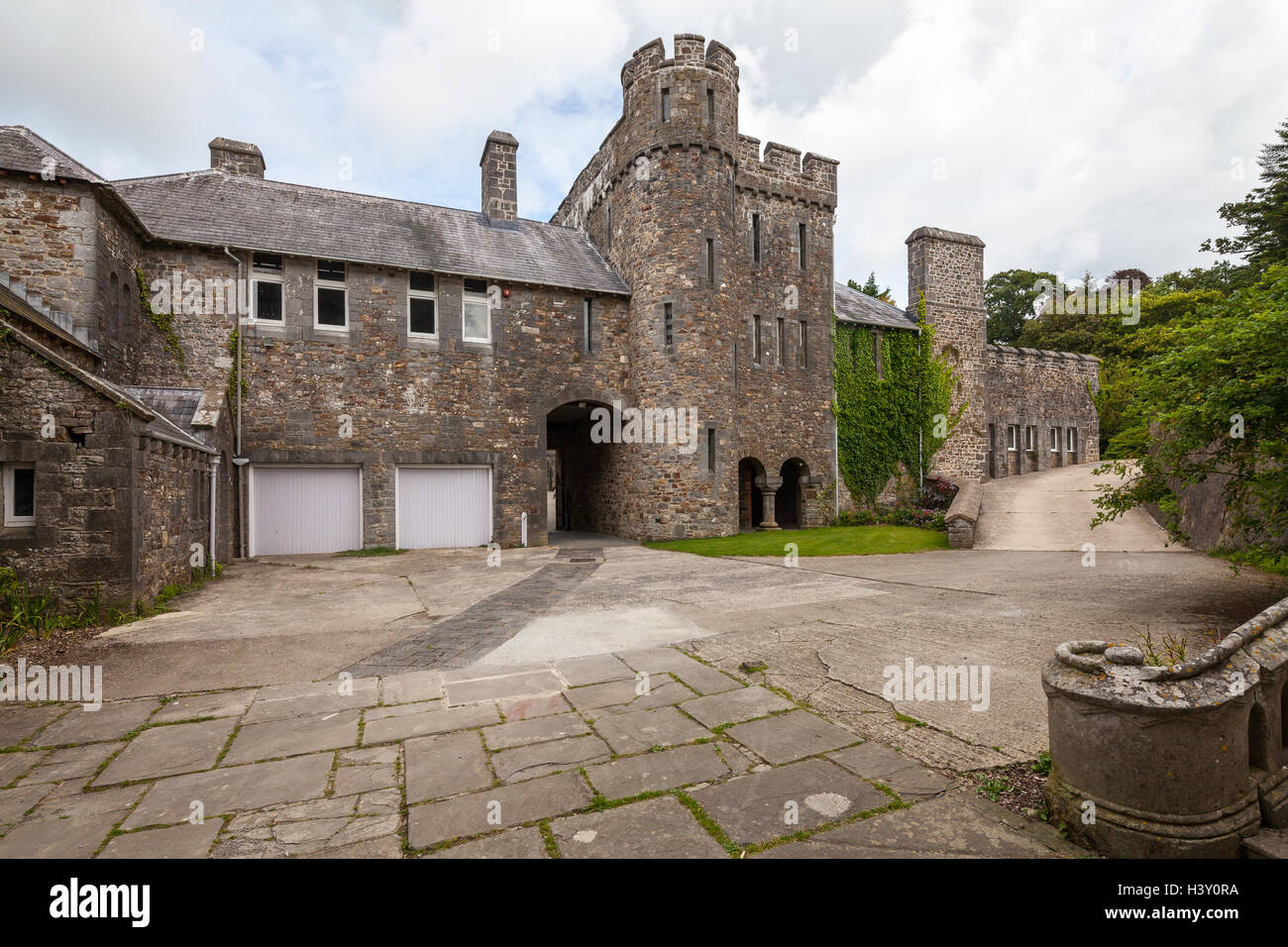 Picton Castle and Gardens in Pembrokeshire, Wales, UK Stock Photo Alamy