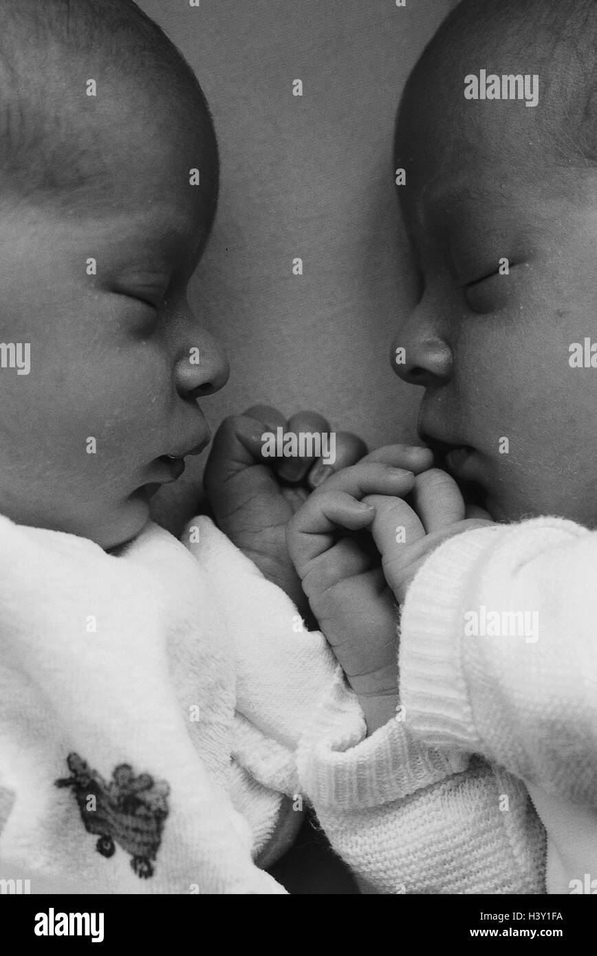 Babies, sleep, rest tread, b/w, very close, inside, infants, children