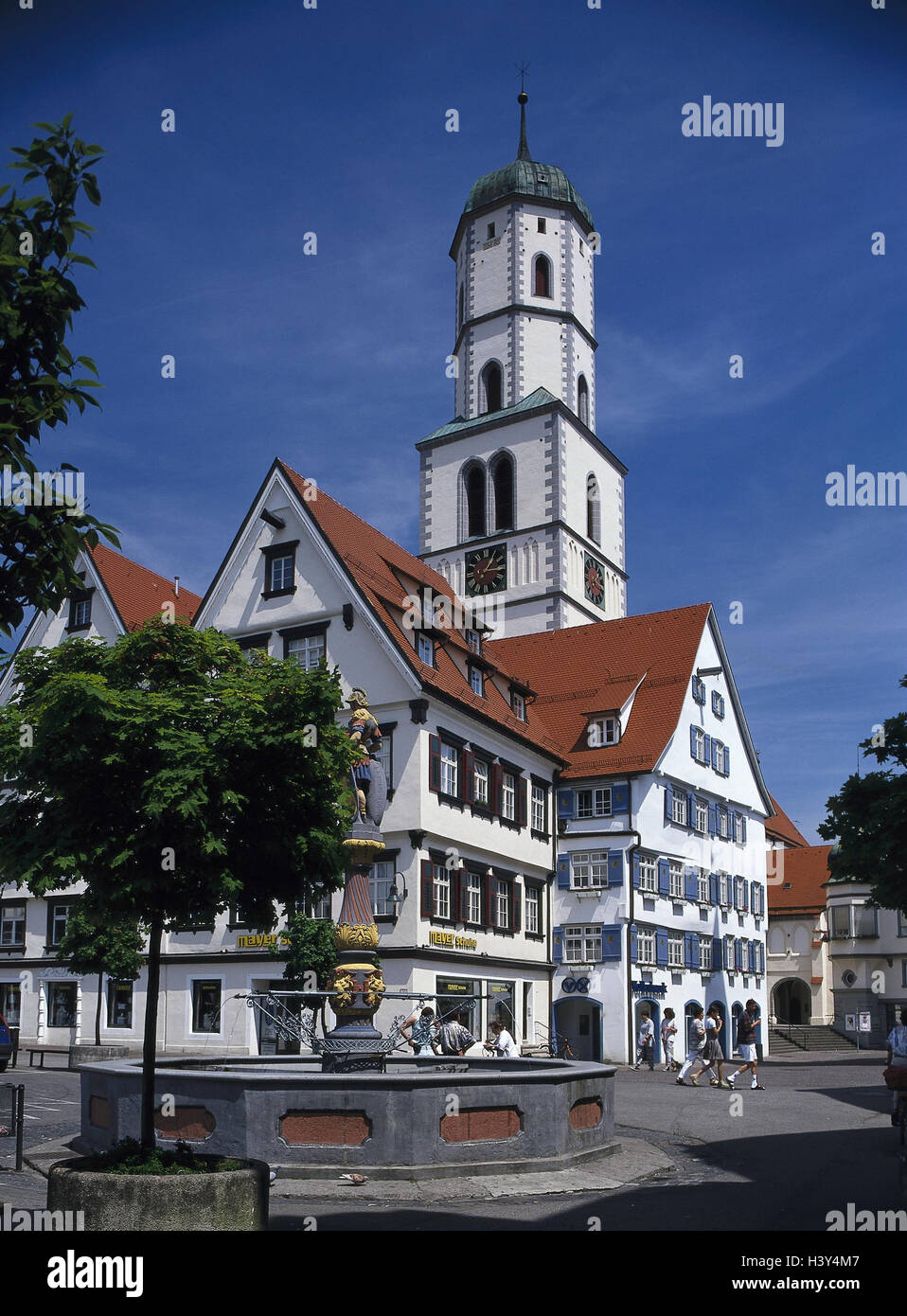 Germany Baden Wurttemberg Biberach In The Fissure Marketplace Stock Photo Alamy