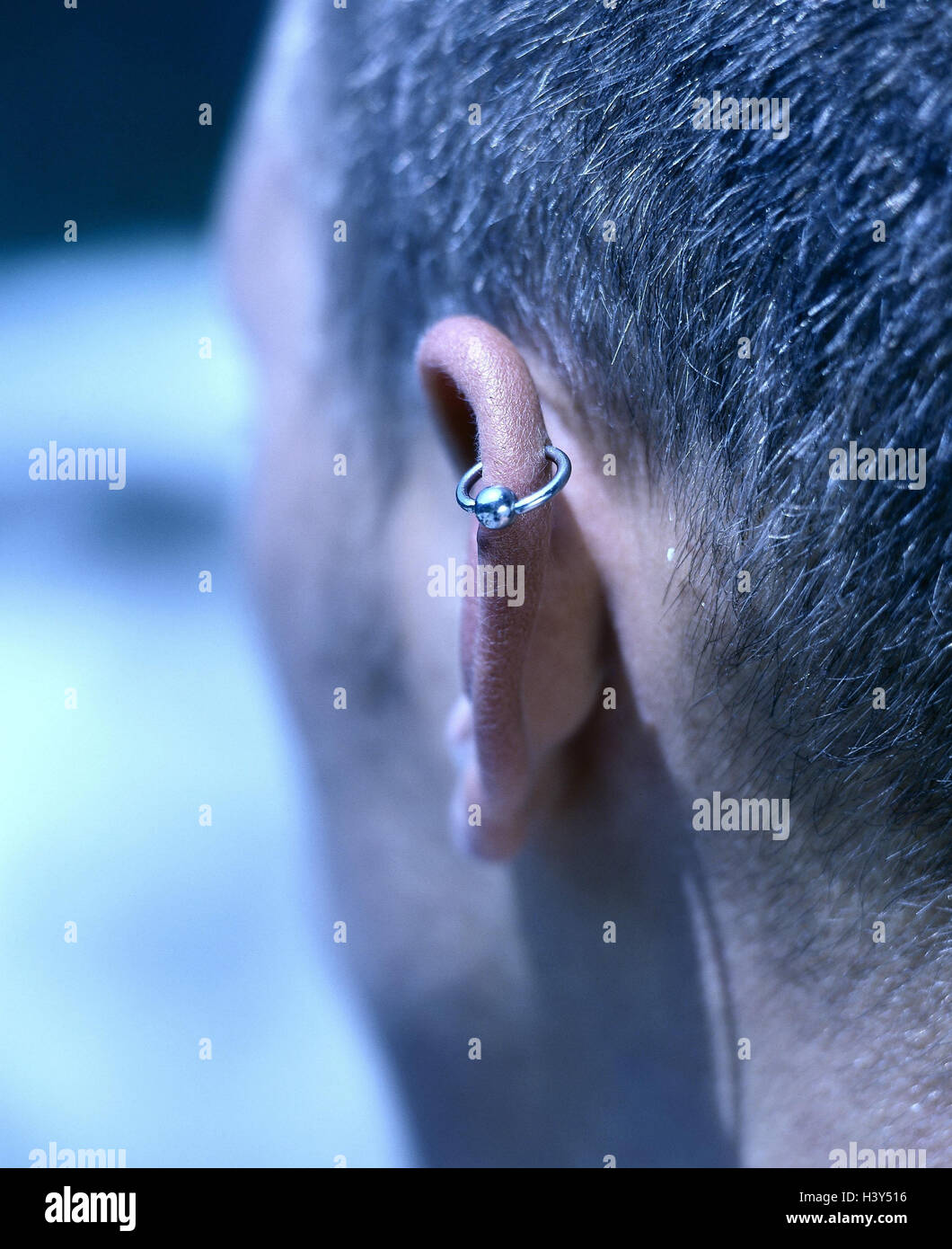 Ear Piercing Helix High Resolution Stock Photography and Images - Alamy