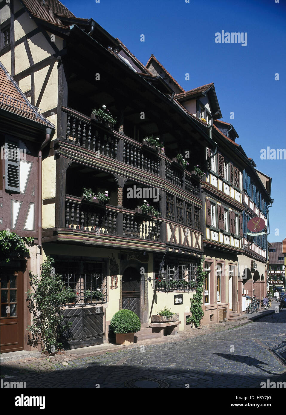 Germany, BadenWurttemberg, shop castle, house to the pouch whistle, in