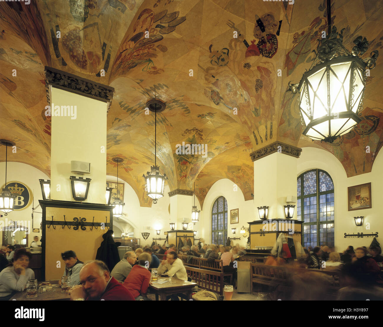 Germany Upper Bavaria Munich Hofbrauhaus Restaurant Washing