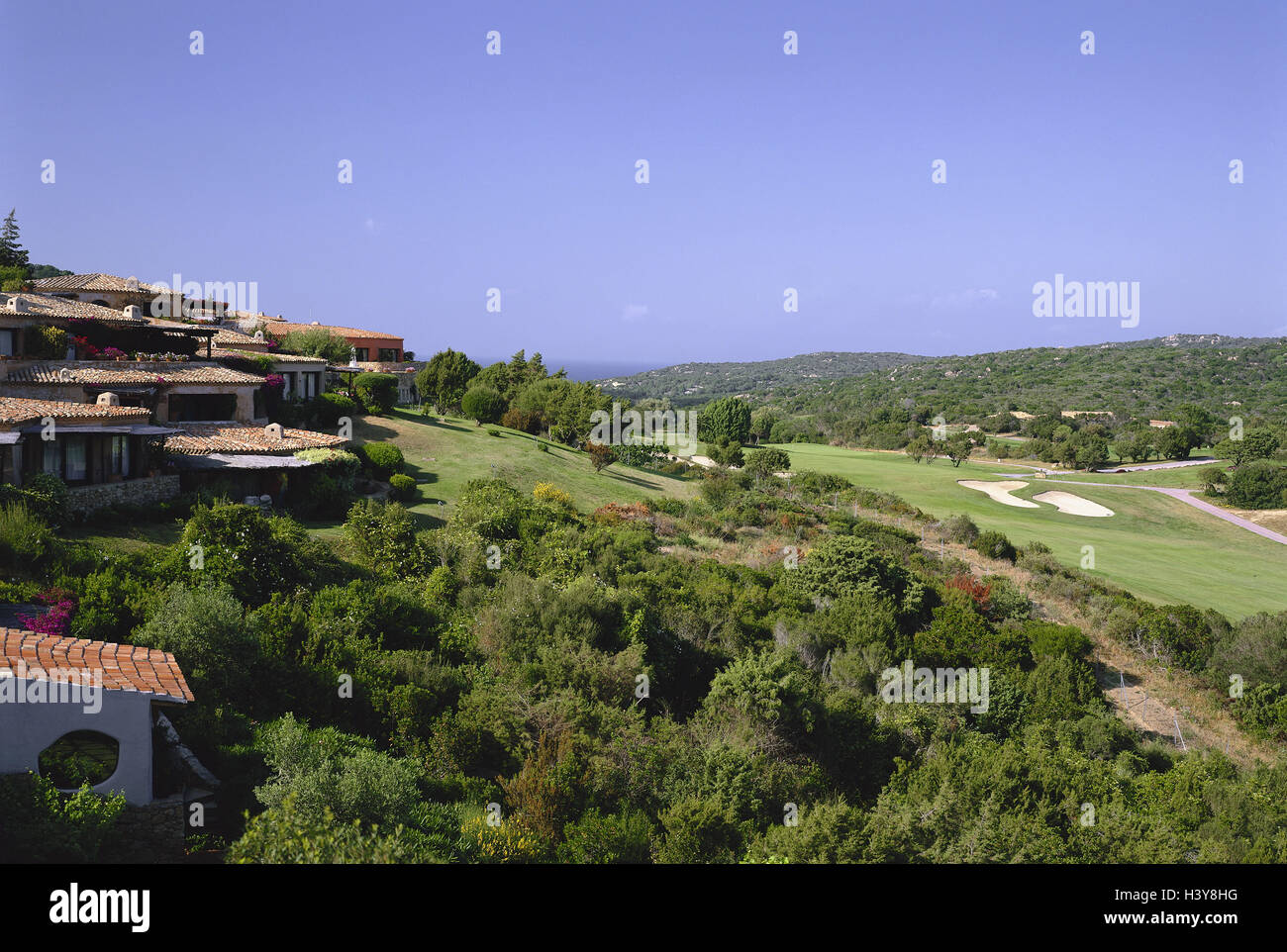 Pevero golf course sardinia italy hi-res stock photography and images -  Alamy