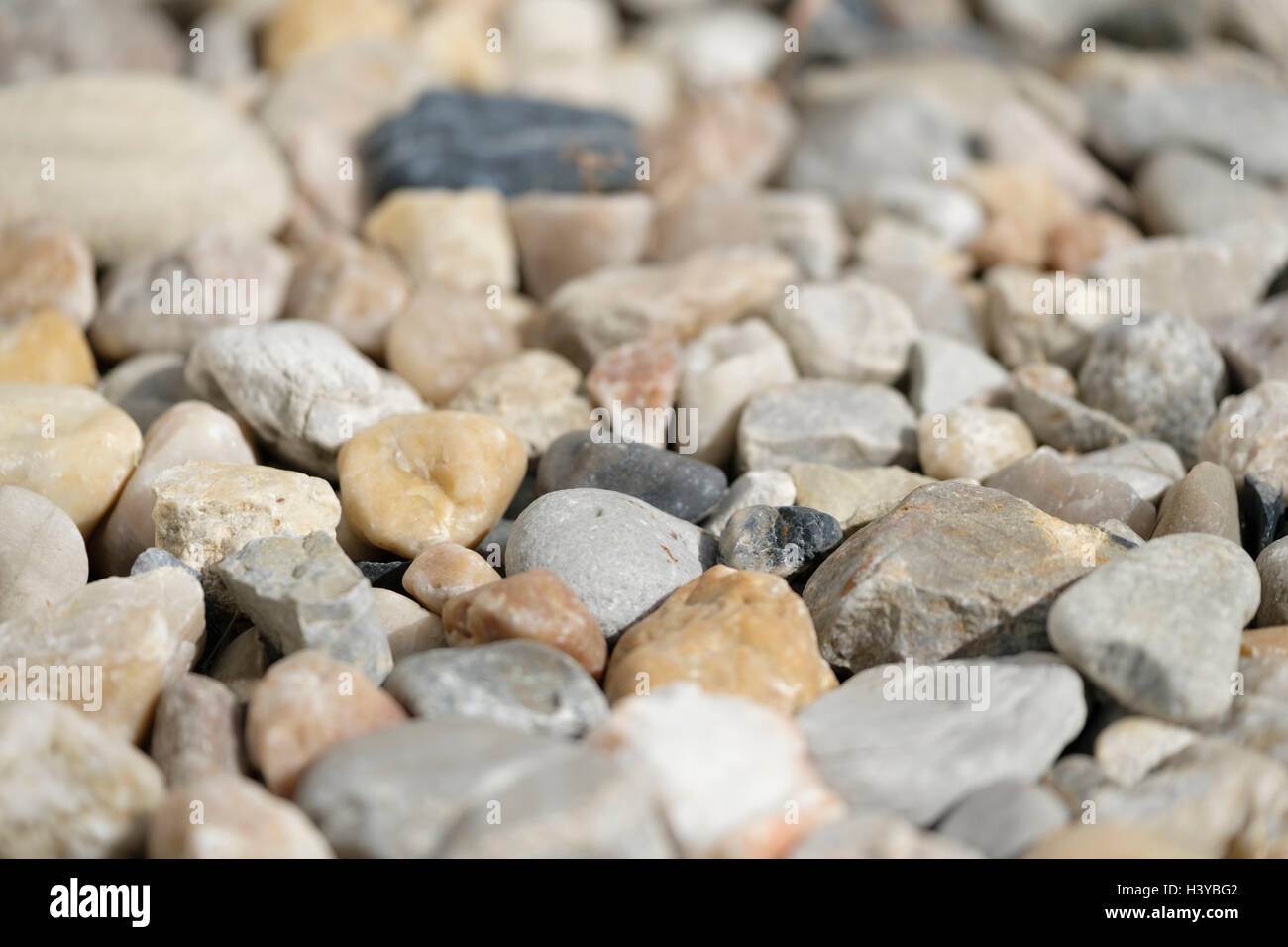 Selective focus close up photo of pebbles Stock Photo