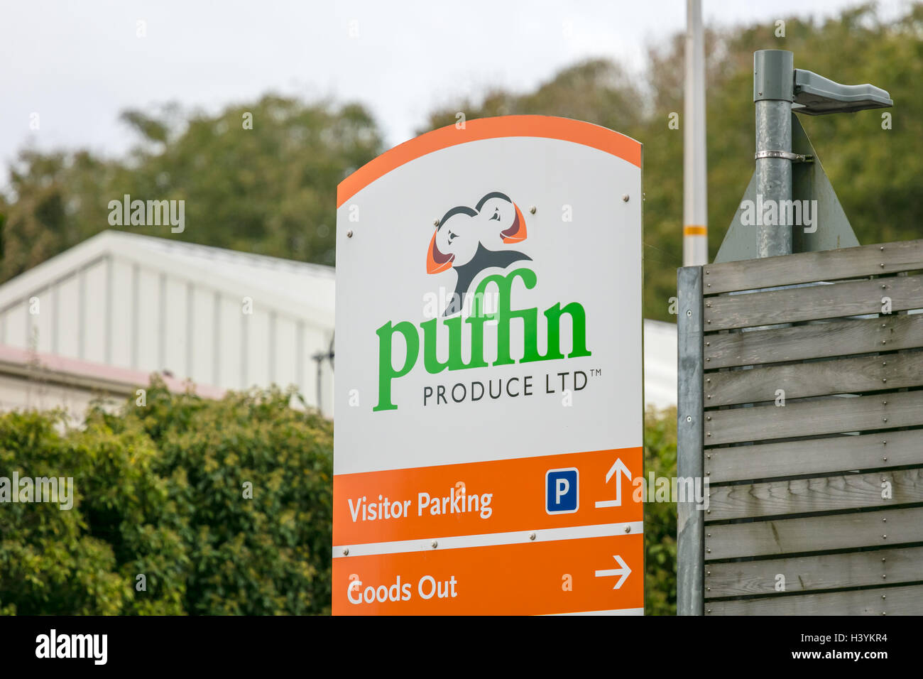 Outside Puffin Produce in Haverfordwest, Wales Stock Photo Alamy
