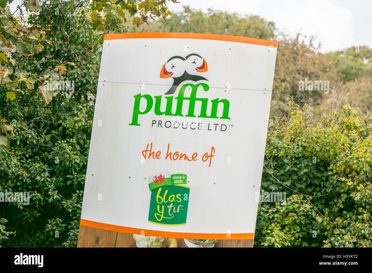 Outside Puffin Produce in Haverfordwest, Wales Stock Photo Alamy