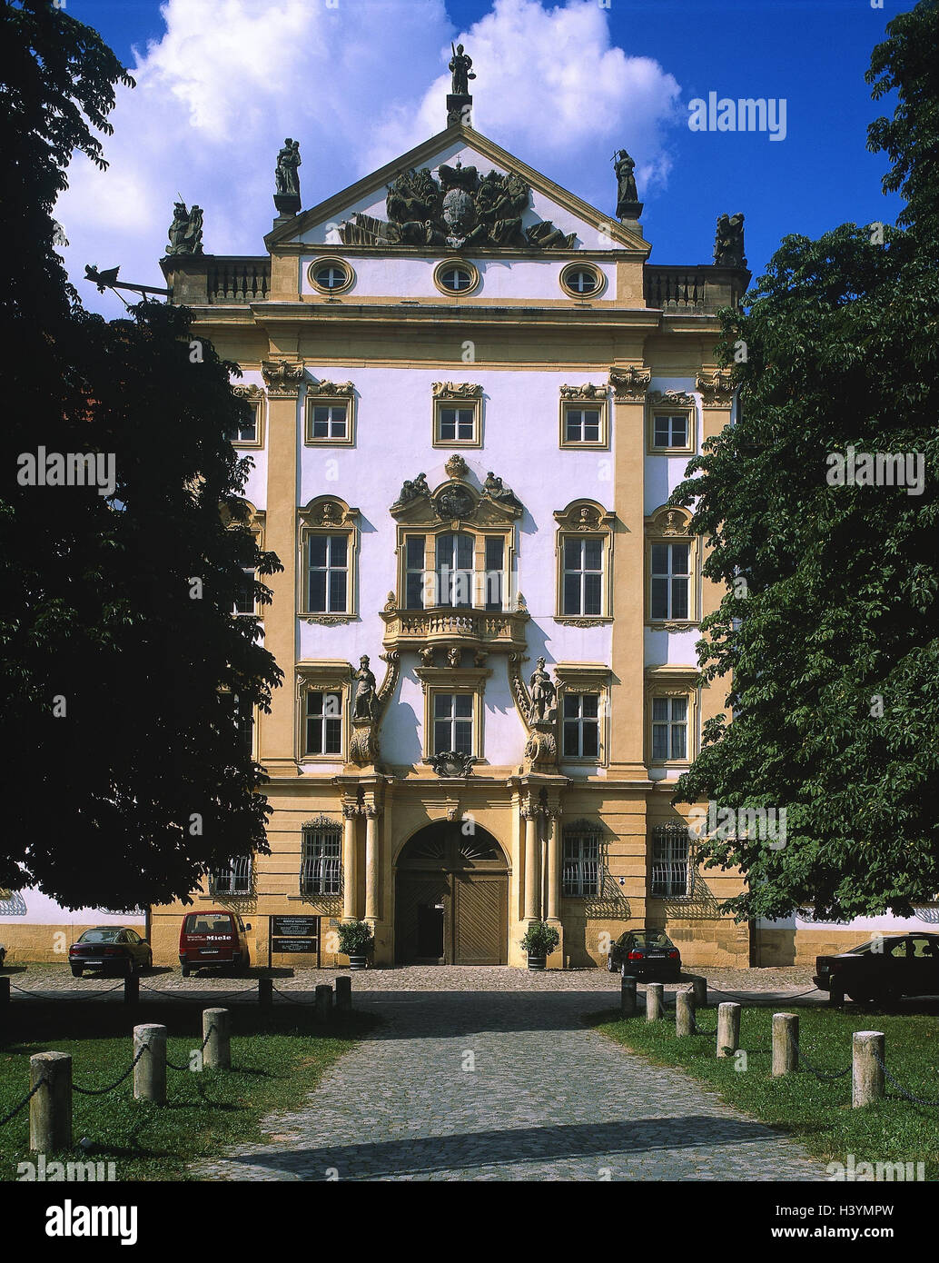 Germany, Franconia, Ellingen, lock, Bavaria, Central Franconia, castle ...