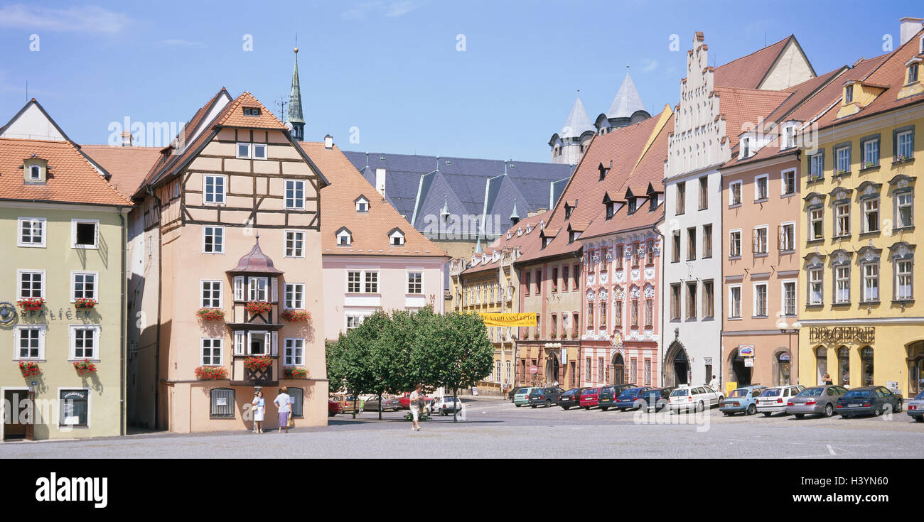 Czech Republic, west Bohemian, Eger, city centre, residential houses,  Gabler house, Europe, Czechia, Bohemia, Egerland, Cheb, town, city centre,  marketplace, houses, architecture, architectural style, place of interest  Stock Photo - Alamy