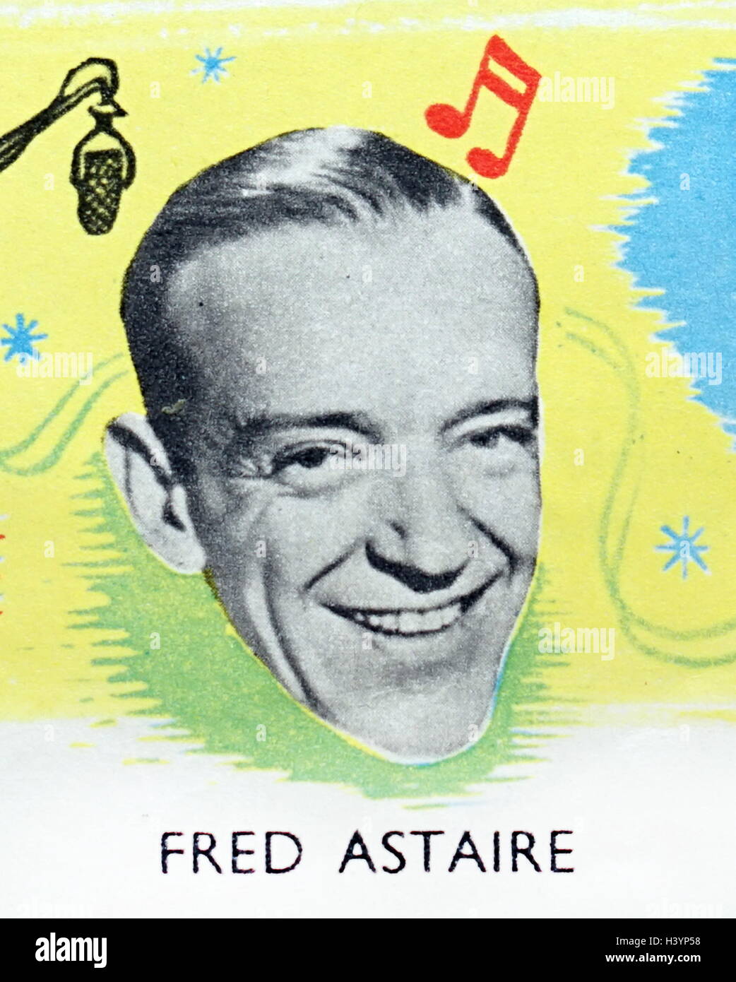 Photograph of Fred Astaire (1899-1987) an American dancer, singer, actor, choreographer, musician and television presenter. Dated 20th Century Stock Photo