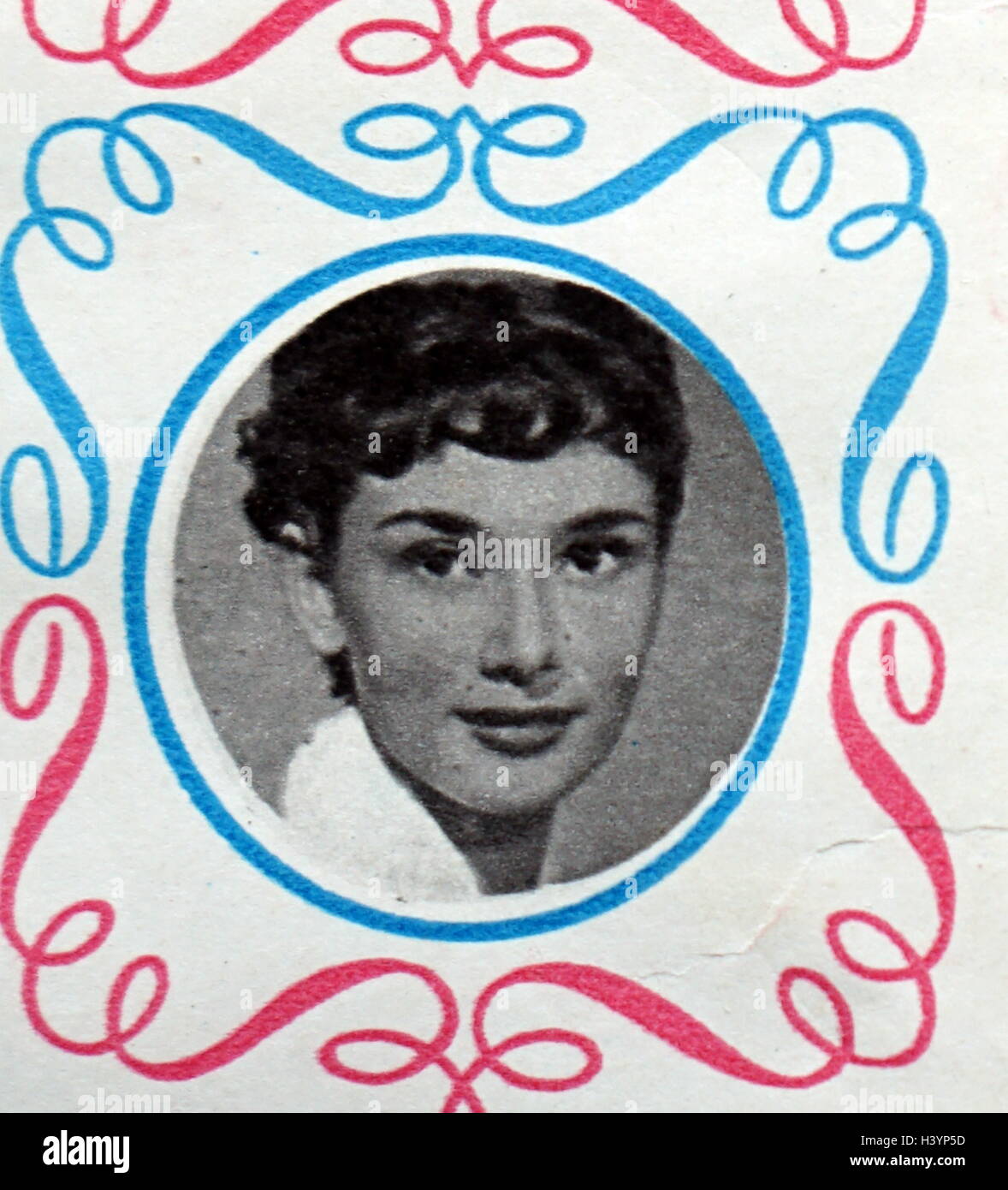 Photograph of Audrey Hepburn a British actress and fashion icon. Dated 20th Century Stock Photo
