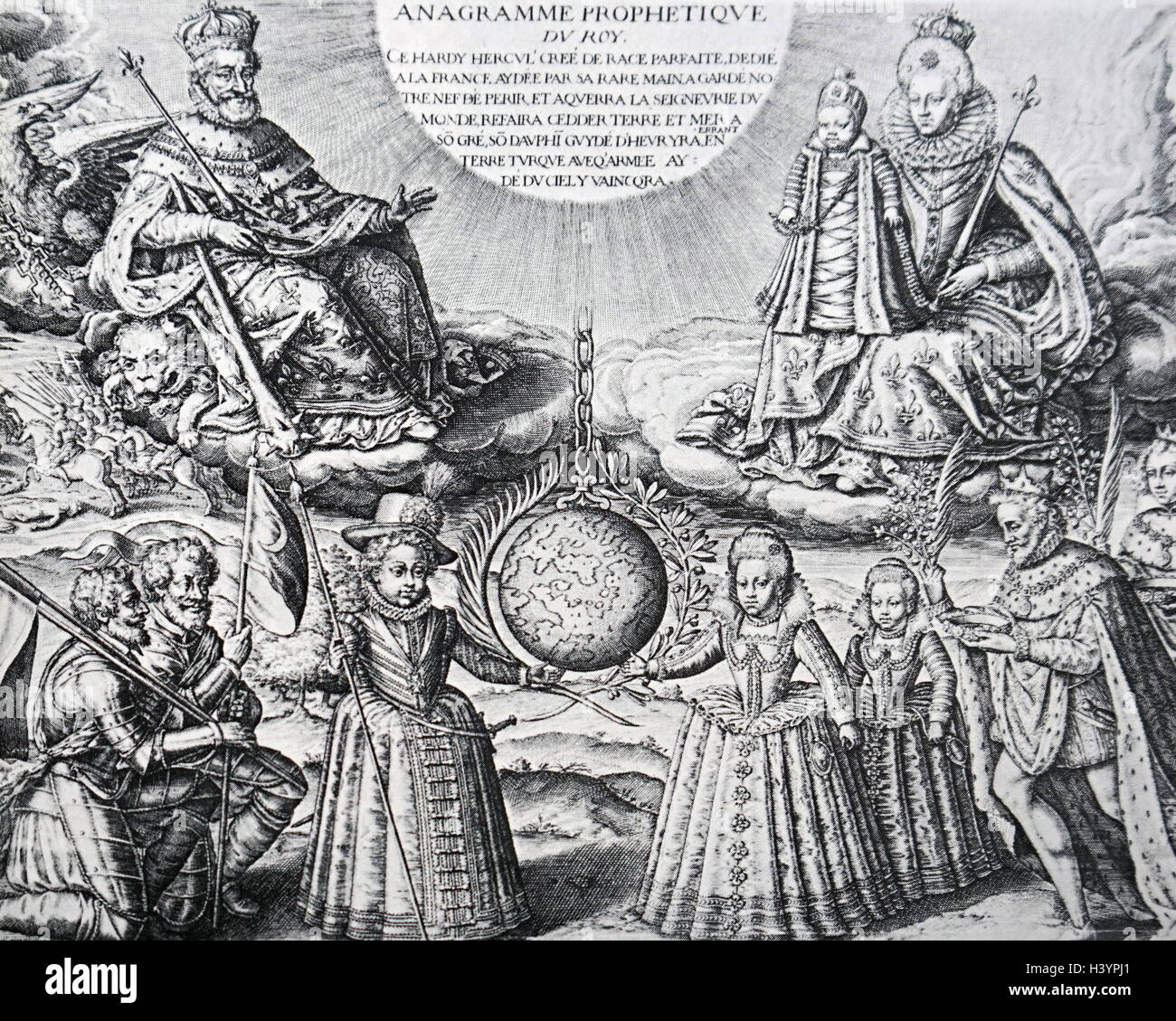 A Bourbon family portrait of King Henry IV of England (13671413) with