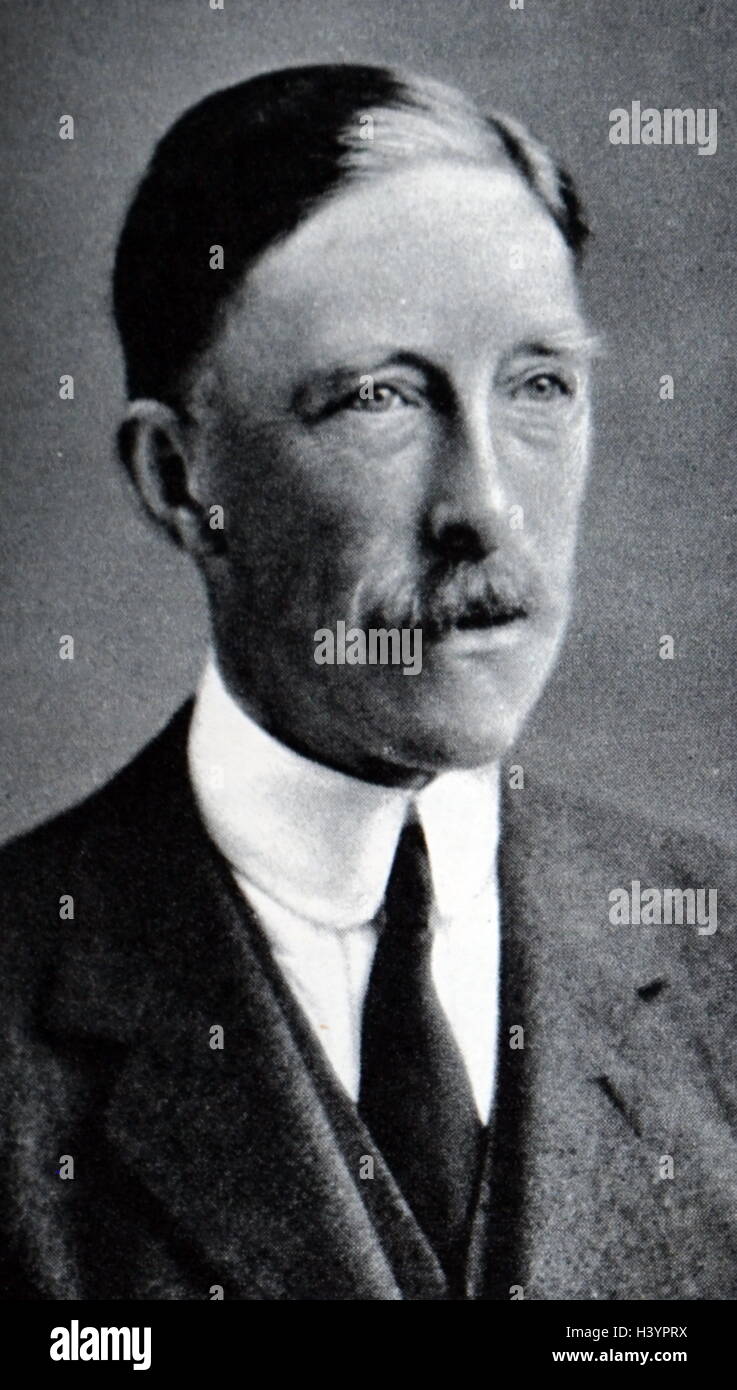 Henry George Lascelles, 6th Earl of Harewood (1882 – 1947); Viscount Lascelles. British soldier, peer and a Yorkshire landowner. He was the son-in-law of King George V and Queen Mary. Stock Photo