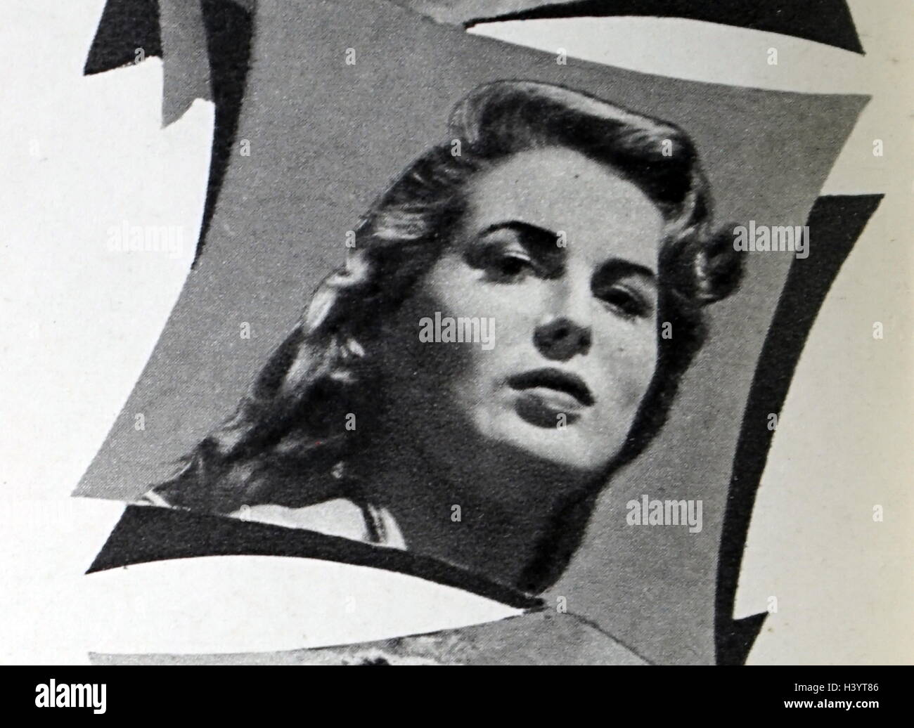 Photograph of Silvana Mangano (1930-1989) an Italian actress. Dated 20th Century Stock Photo
