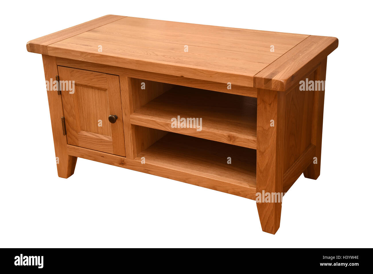 'Television cabinet' on ”white background” Stock Photo