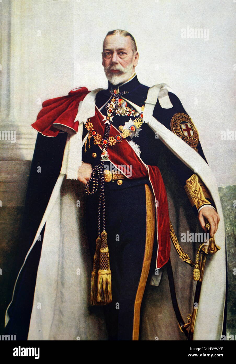 Painting of King V (18651936) King of the United Kingdom and
