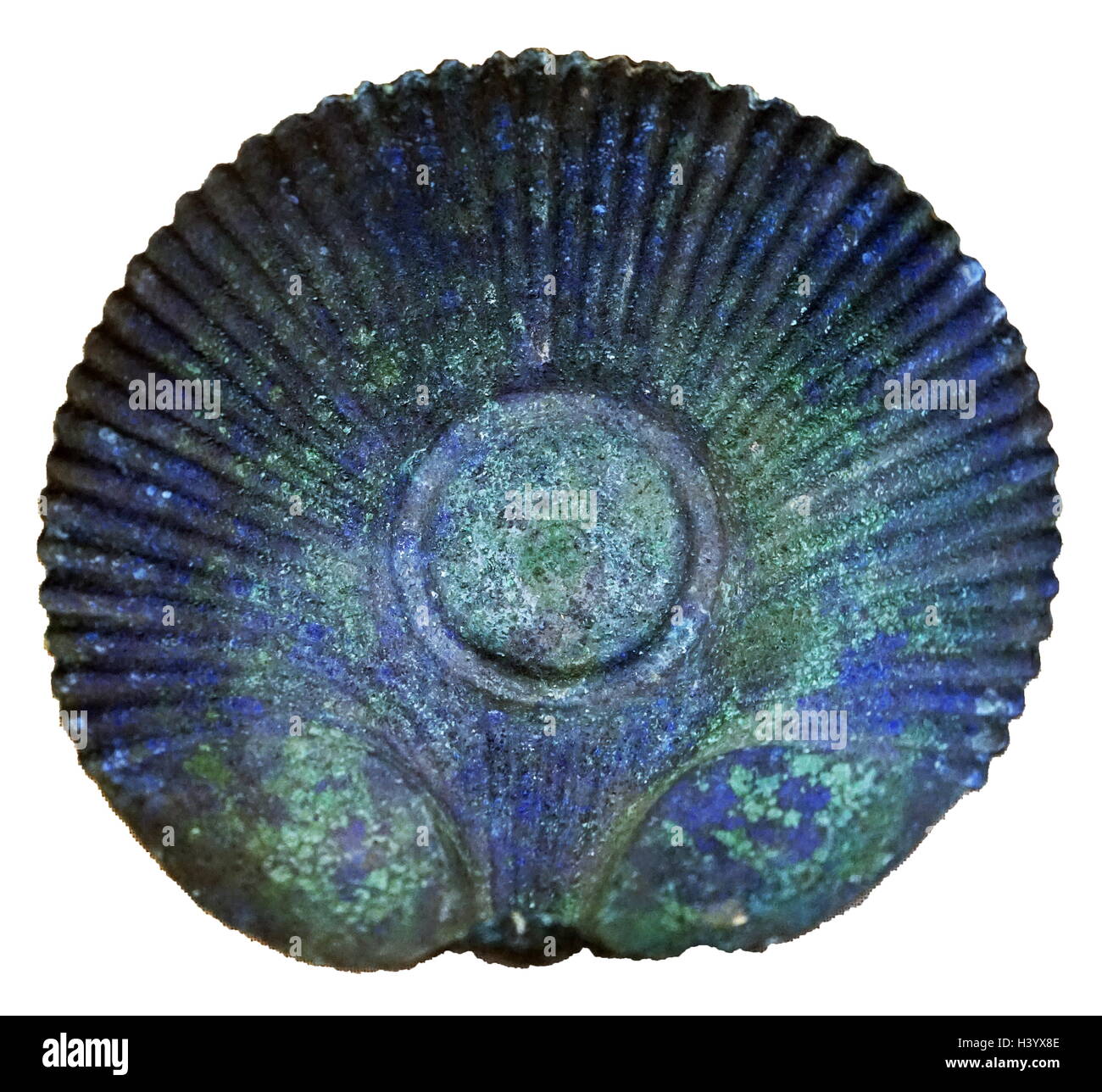 Bronze shell-shaped serving vessel from ancient Rome. Dated 1st Century ...