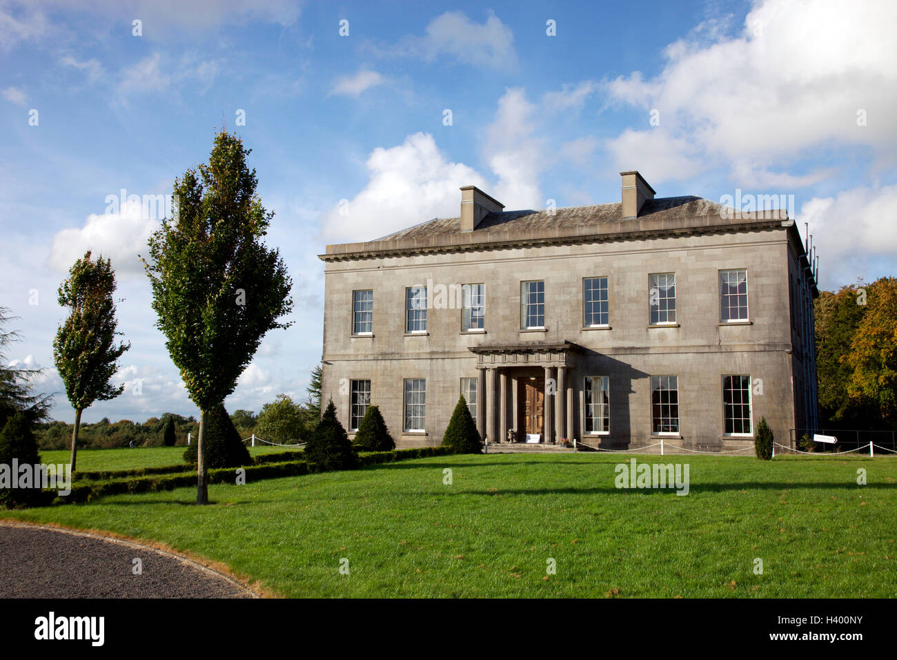 Townley Hall, Drogheda, Irish stately home built by Francis Johnston for Blaney Townley Stock Photo