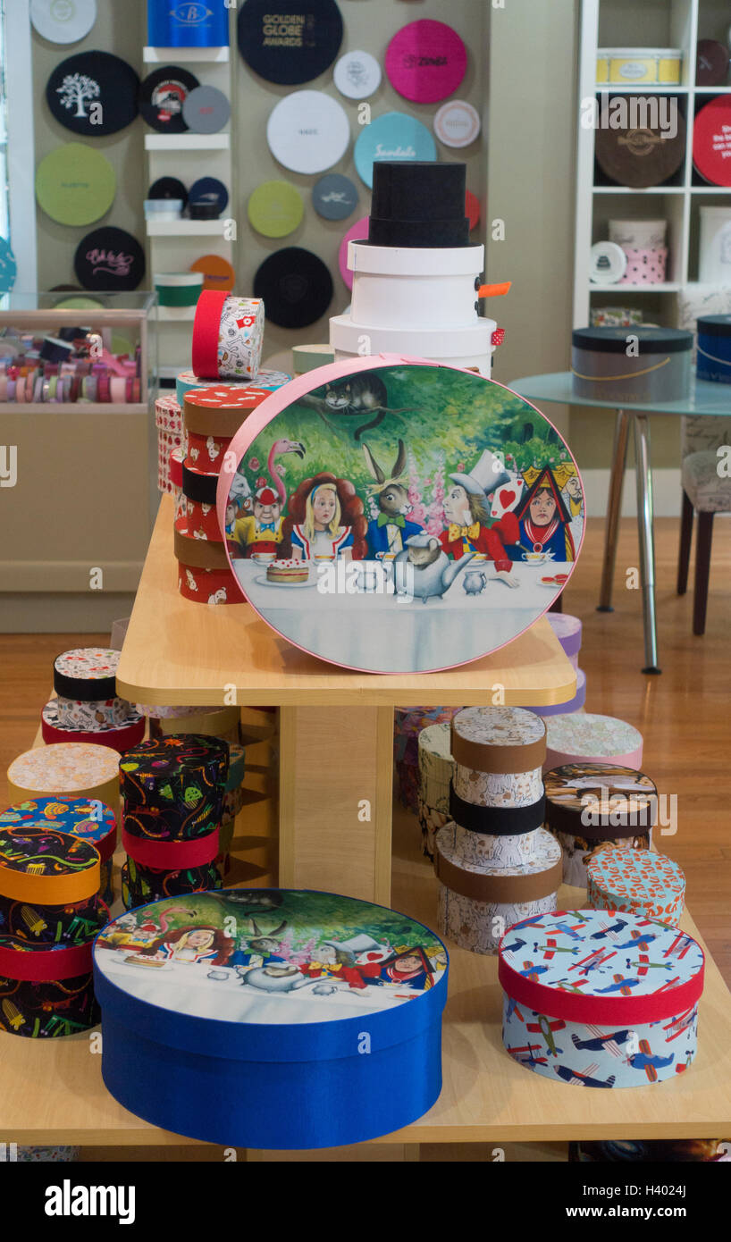 Sarah's hat box shop in Peterborough NH Stock Photo Alamy