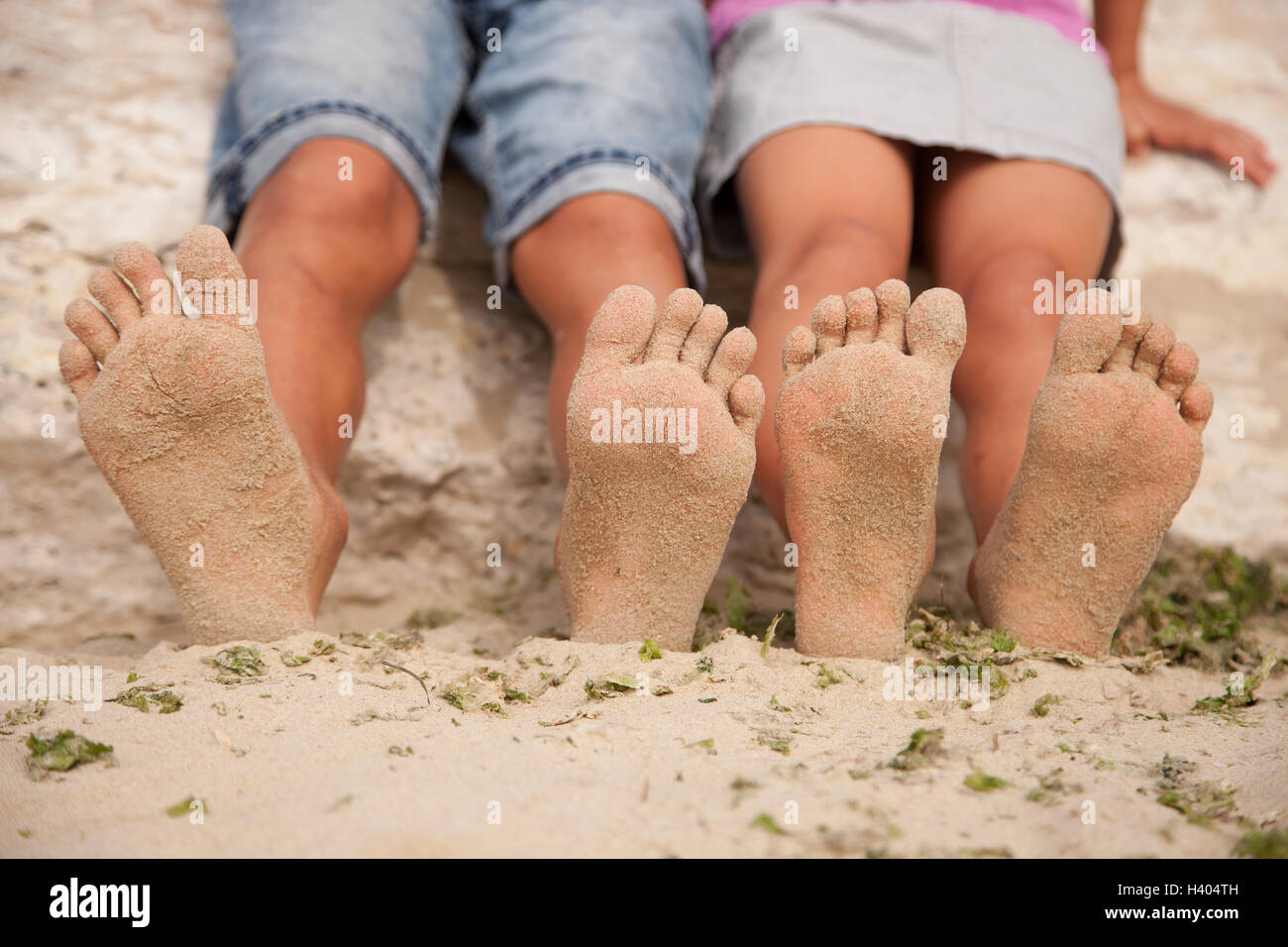Feet covered in sand hires stock photography and images Alamy