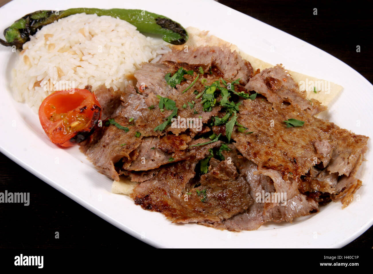 Lamb Doner Kebab Stock Photo Alamy