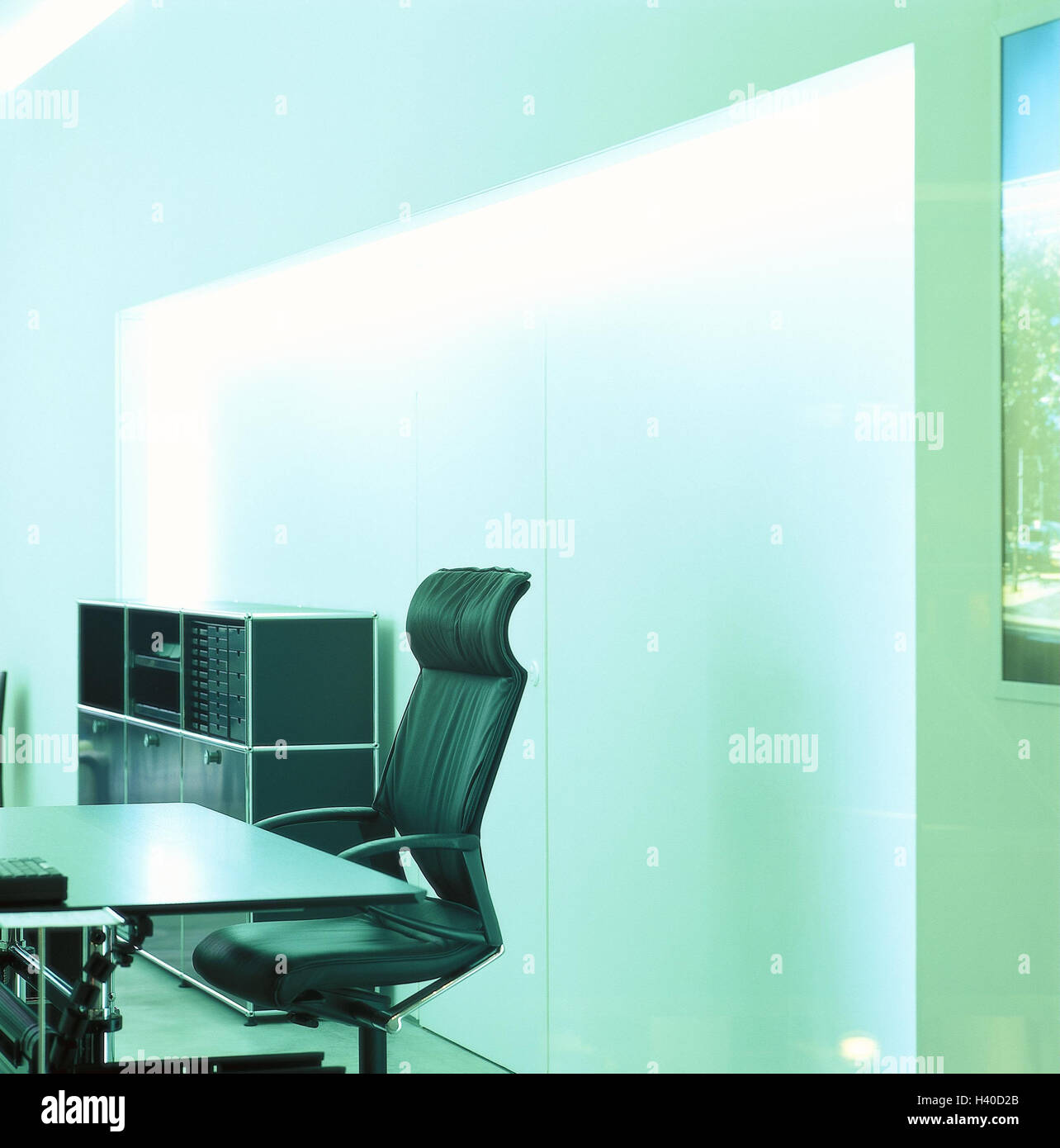 Office furnitures, modern, armchair, desk, swivelling, inside, office