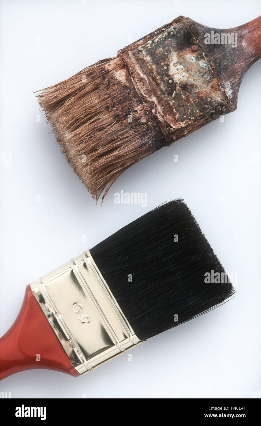 Brush, contrast, old, anew, detail, painter's brush, colour brush