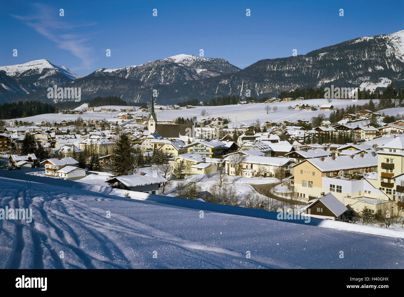 Austria Salzburg Country Lammertal Abtenau Local View Winter austria-salzburg-country-lammertal-abtenau-local-view-winter