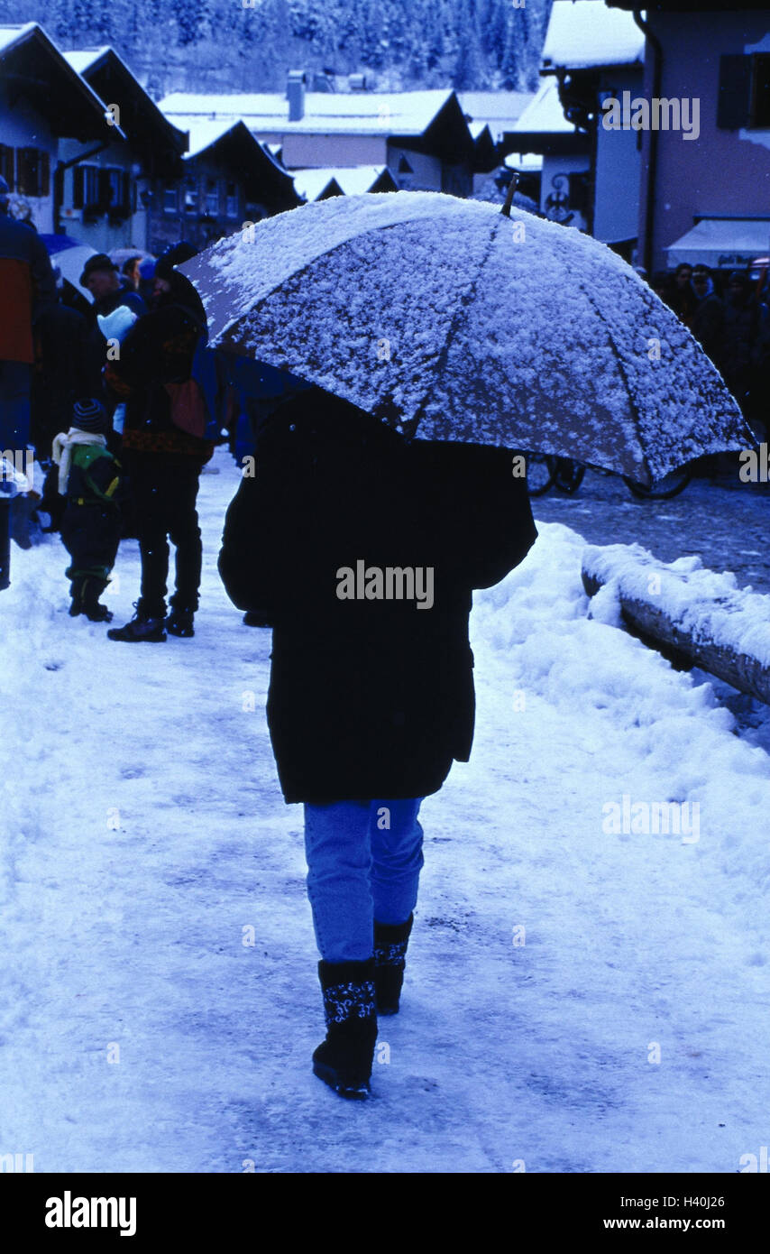Umbrella back view hi-res stock photography and images - Alamy