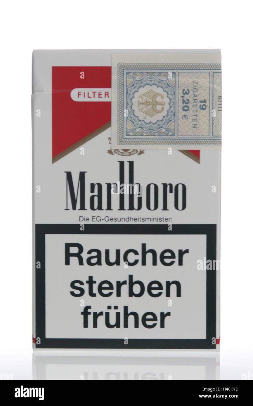 Cigarette box, EUwarning tip cigarettes, filtertip cigarettes, box