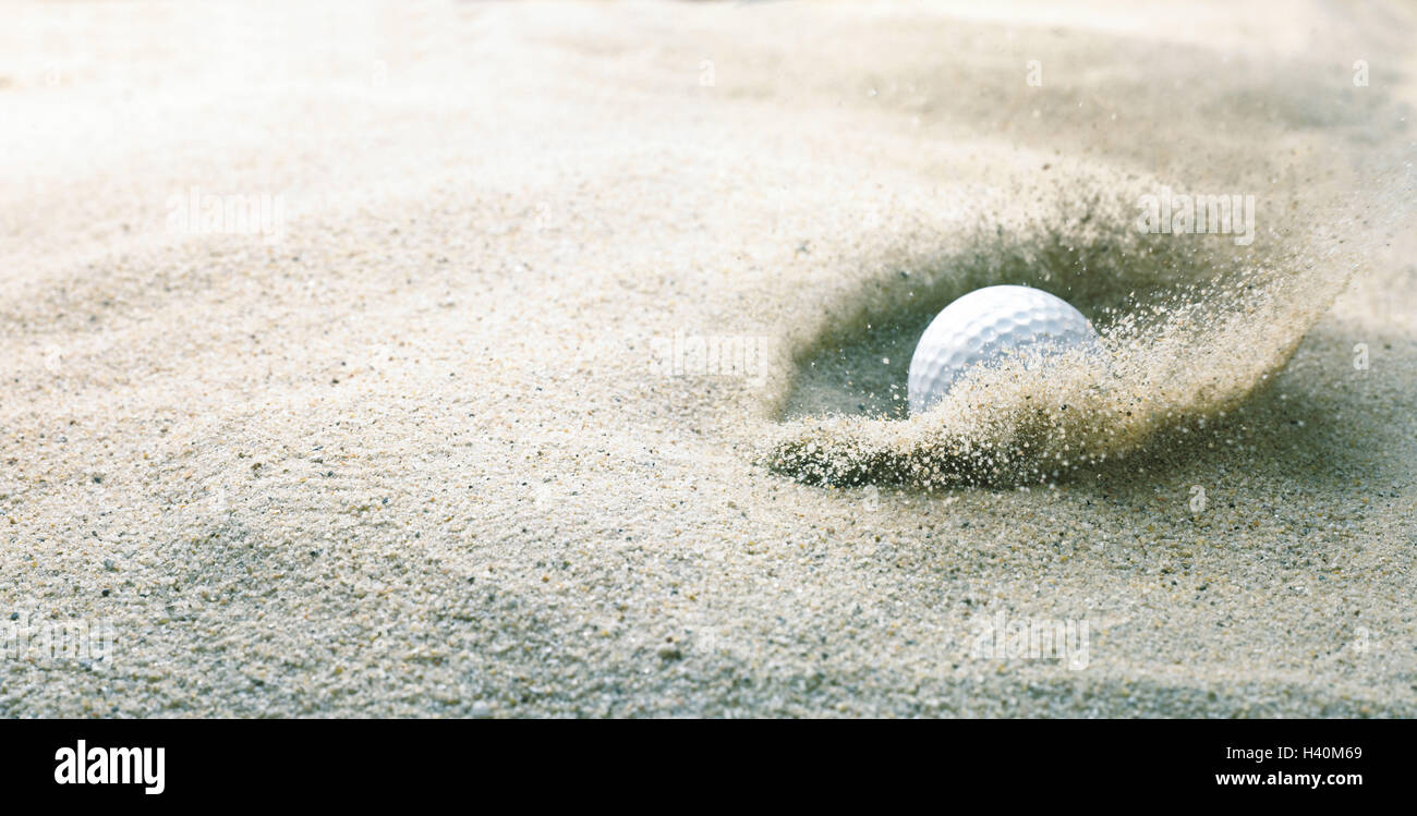 Golf course, bunkers, sand, ball, Golf, golf game, obstacle, difficulty