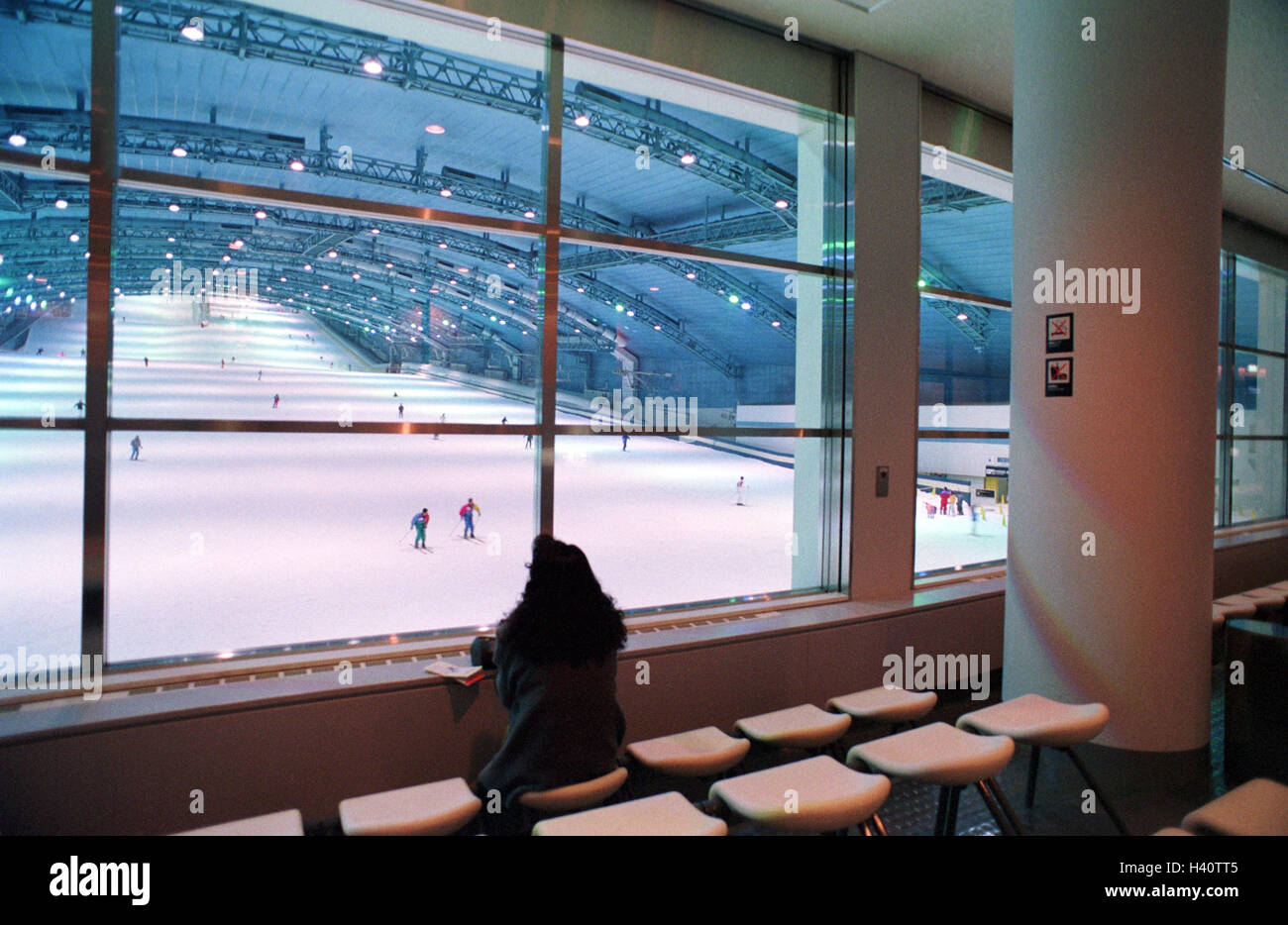 Japan, Tokyo, hallsski attachment "Ski cathedrals", Ski runway