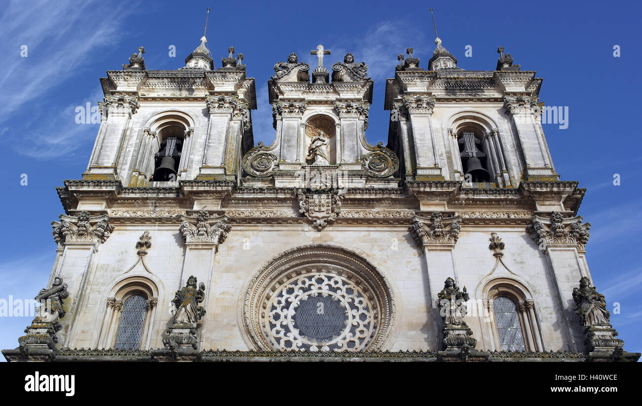 Monastery of Alcobaça, Alcobaça, Portugal Stock Photo
