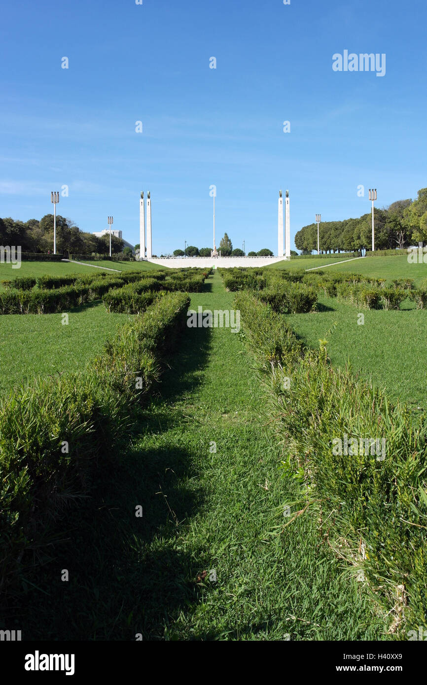 Edward VII Park, Lisbon, Portugal Stock Photo Alamy