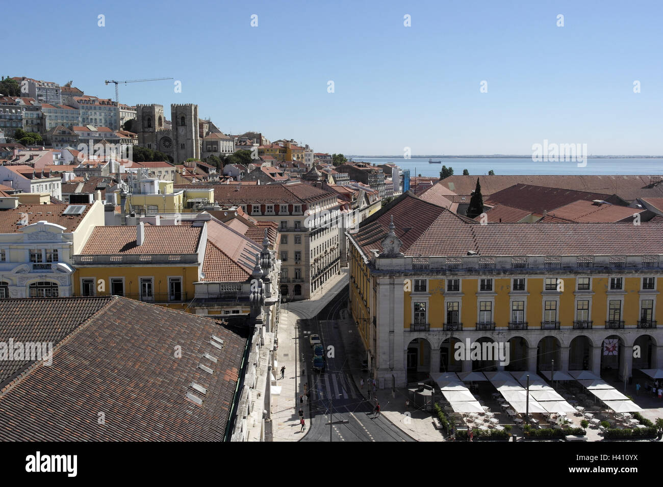 Baixa, Lisbon, Portugal Stock Photo Alamy