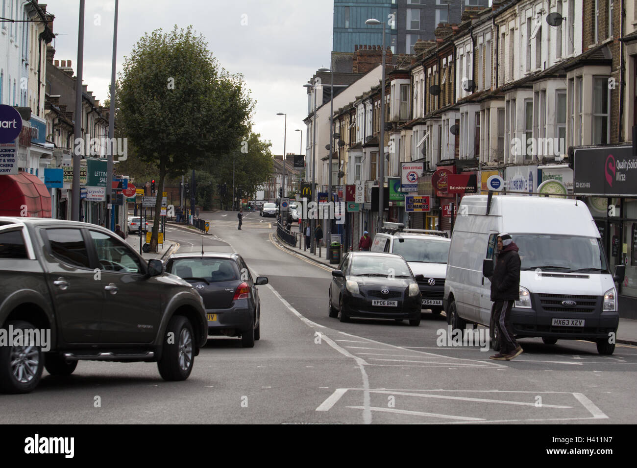 Walthamstow Hoe Street Stock Photo Alamy
