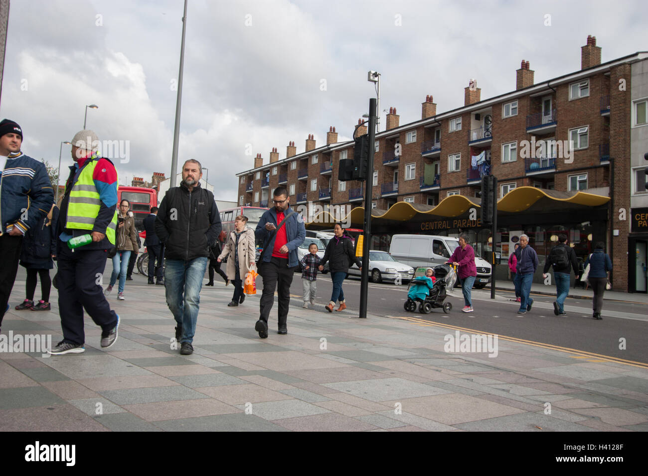 Central Parade Hoe street Walthamstow Stock Photo Alamy