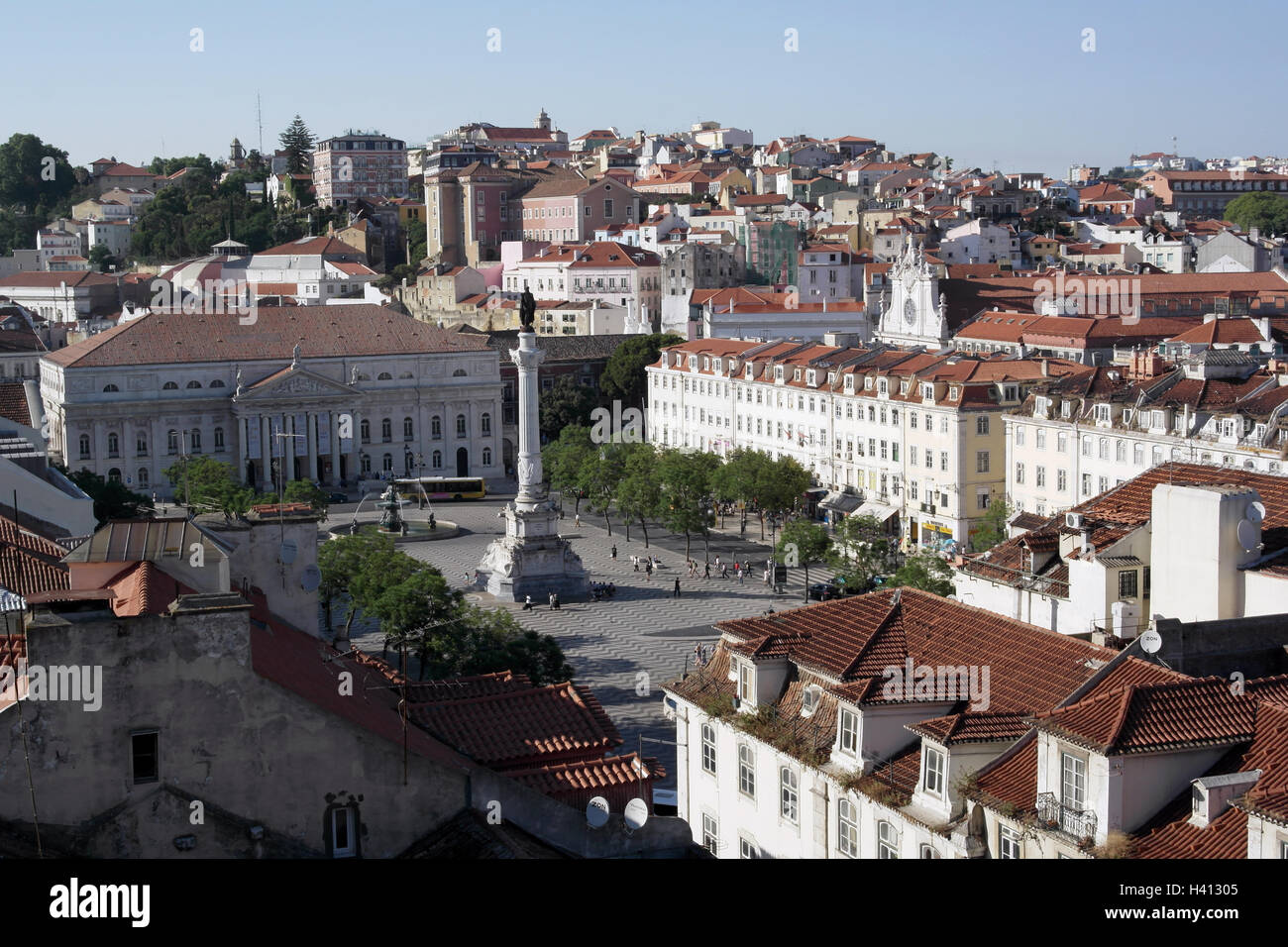 Baixa, Lisbon, Portugal Stock Photo