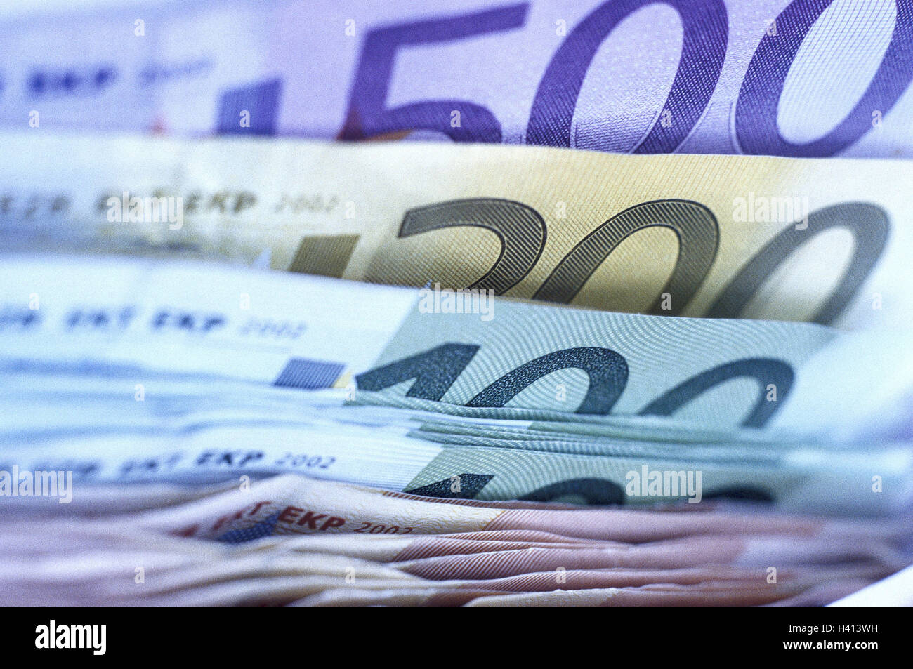 Euro banknotes, differently, detail, bank notes, banknotes, money, euronotes, currency, euro, single currency, currency unit, Europe, the EU, means payment, European, content, reward, expensive, save, Teuro, display, savings, having, value, passed away, b Stock Photo