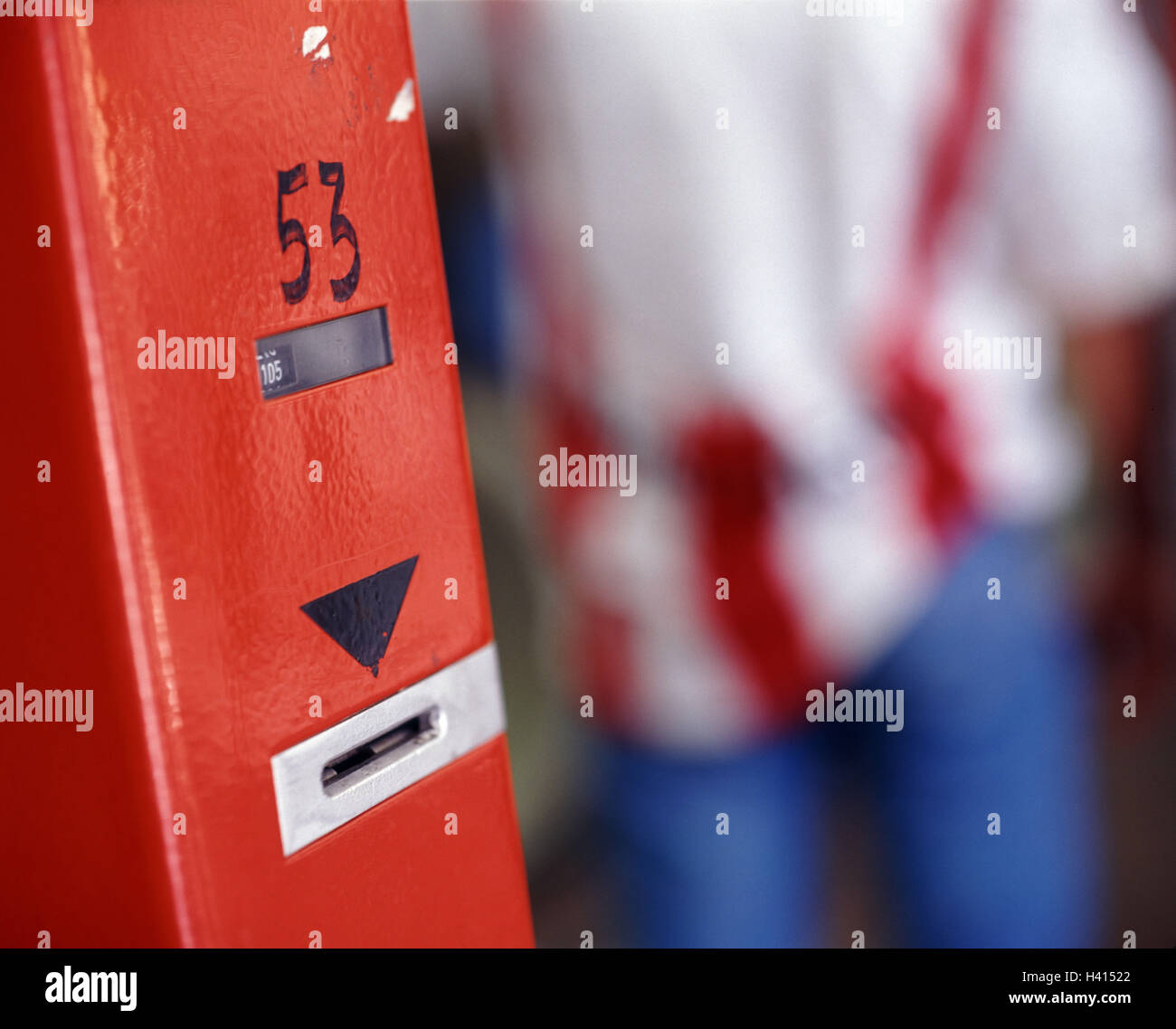 Ticket stamping machines, detail, railway station, railway station ...
