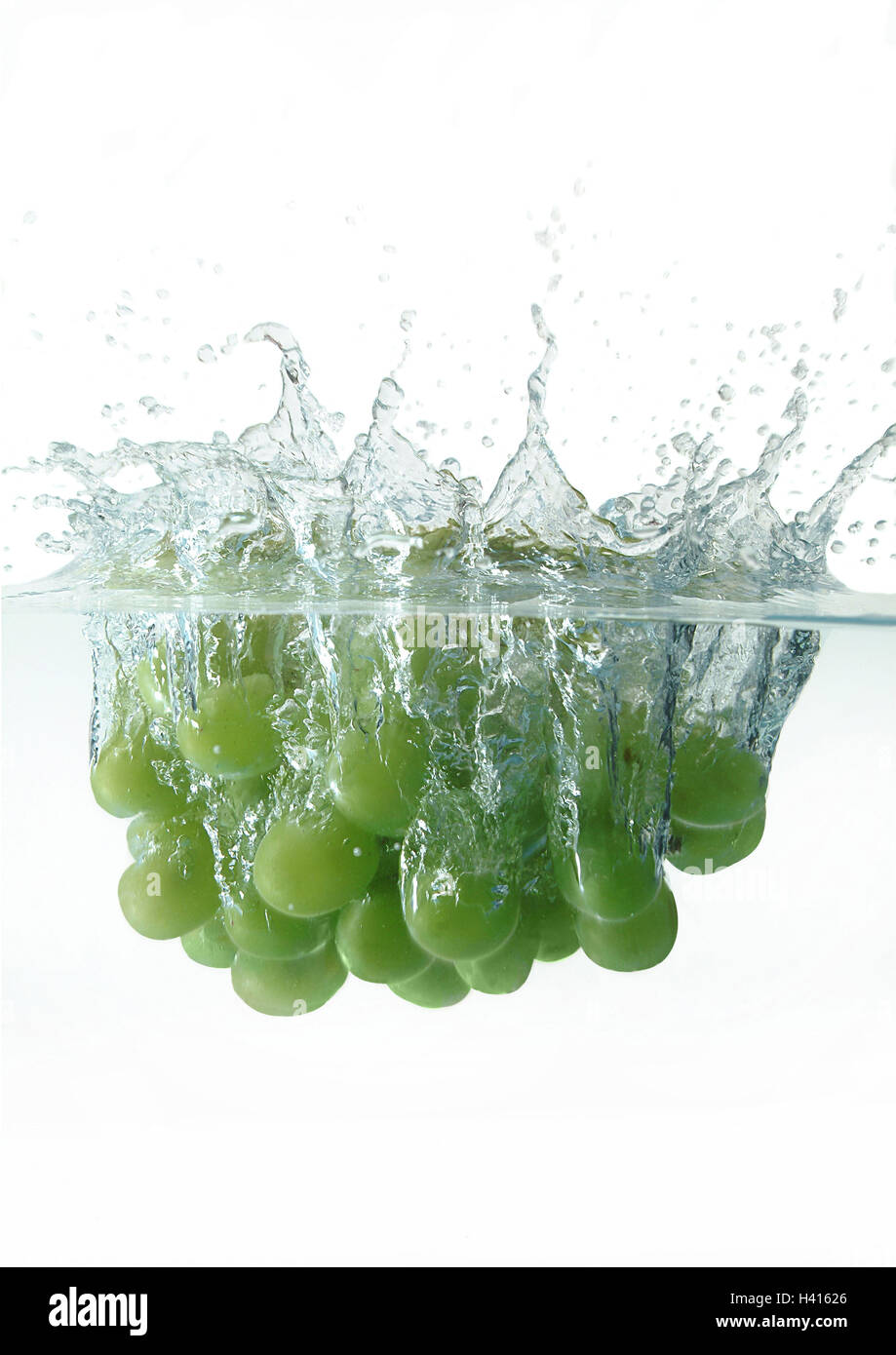 Grapes, water, dive, fruit, fruits, fruit, grapes, grapes, green, fall