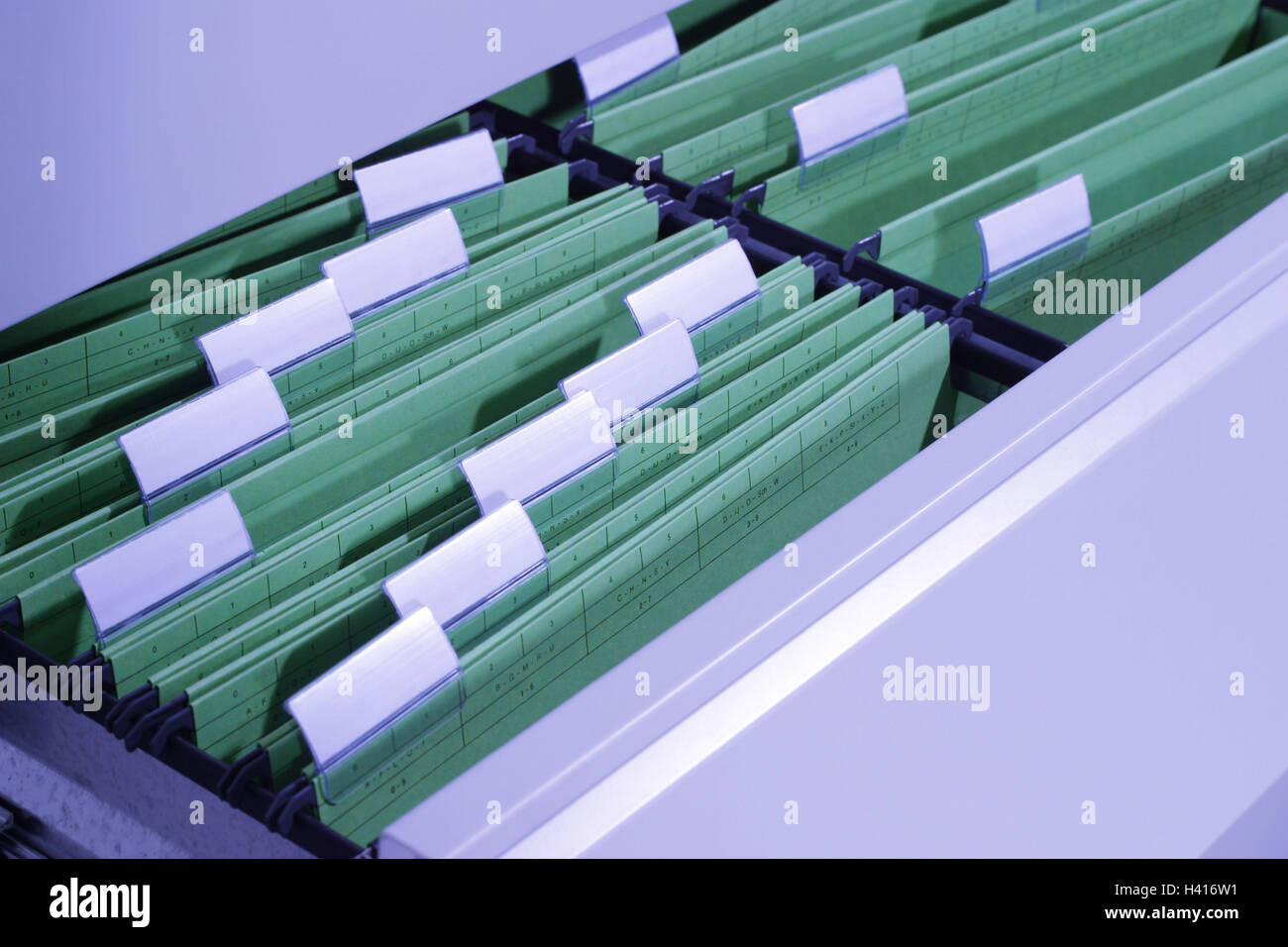 Index Card Box Hangeregister Detail Register Act Register Stock Photo Alamy