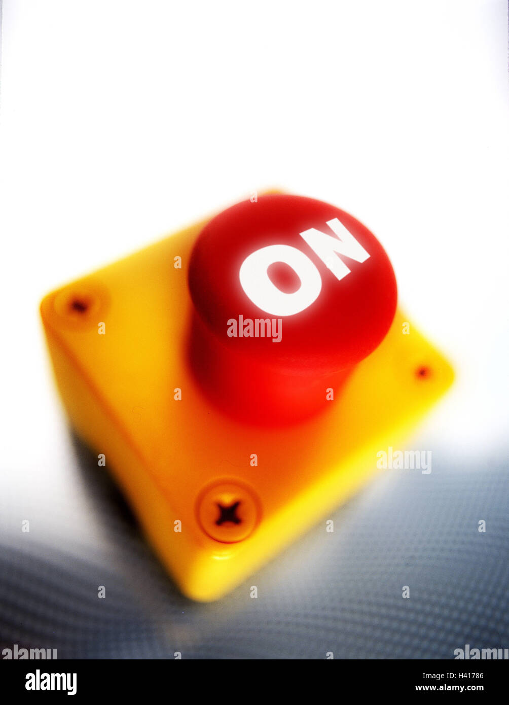 Activate button, switch, button, button, red, "on", switch on, switch