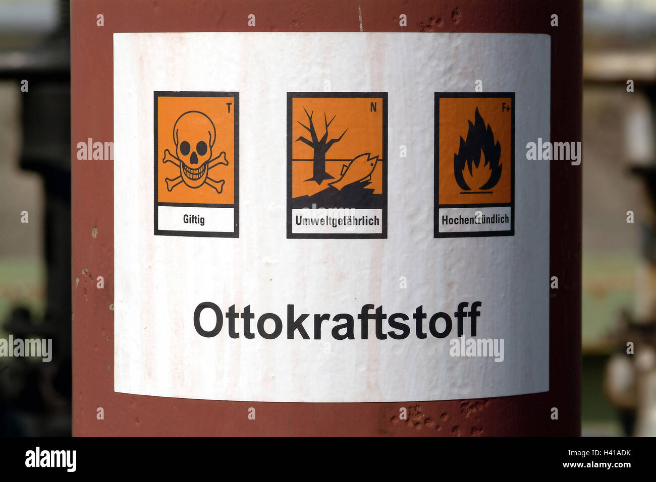 Pipe, detail, sign, label, Otto fuel, danger figure, conduit, circuit