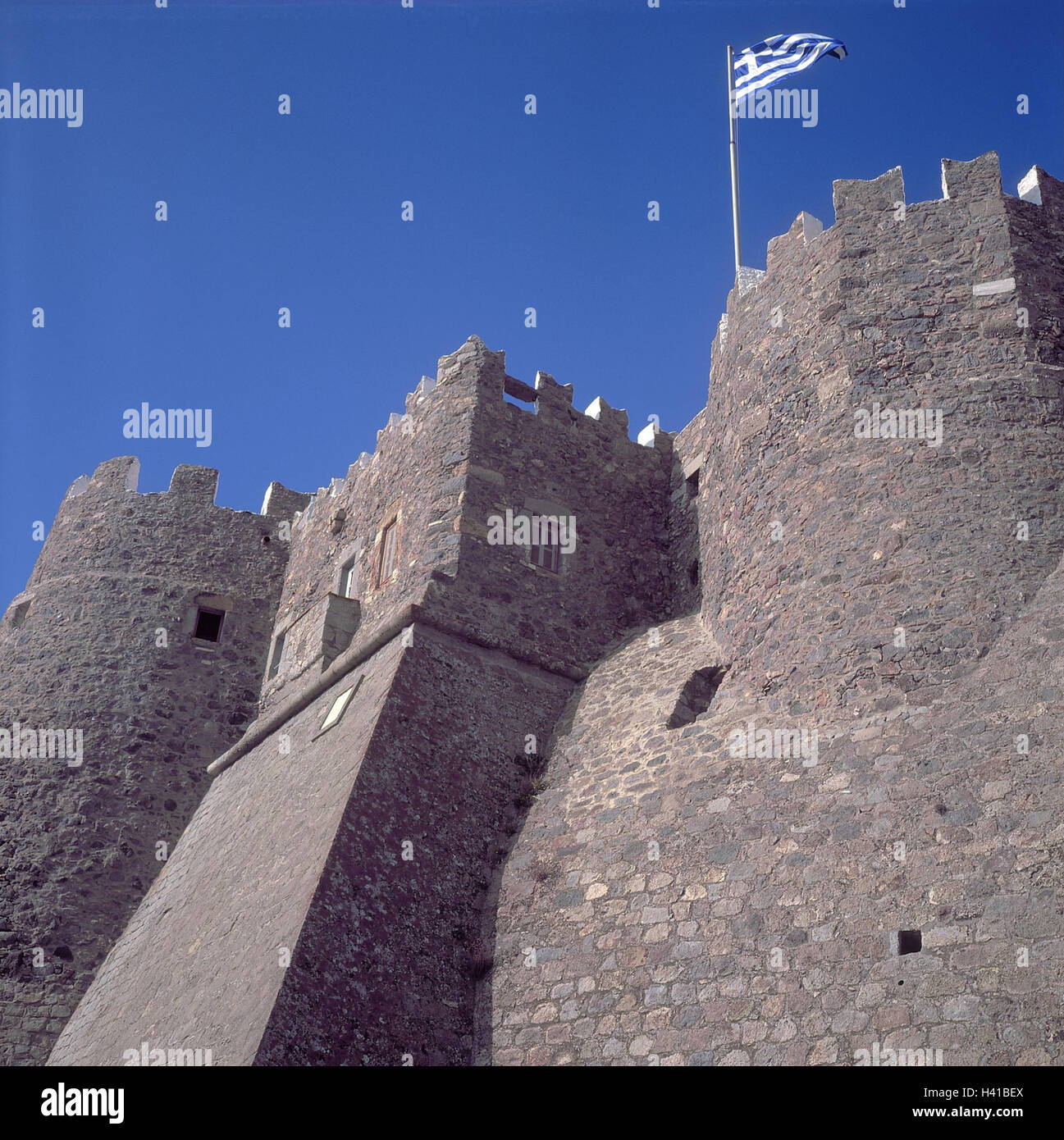 Patmos Greece Chora Hora Stock Photos Patmos Greece Chora - 