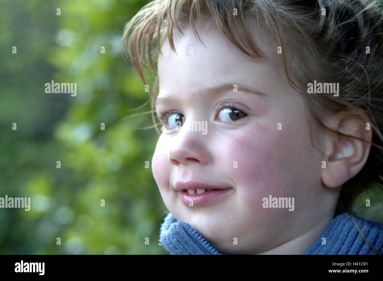 Girls, smile, portrait, child portrait, child, infant, 4 years, happy